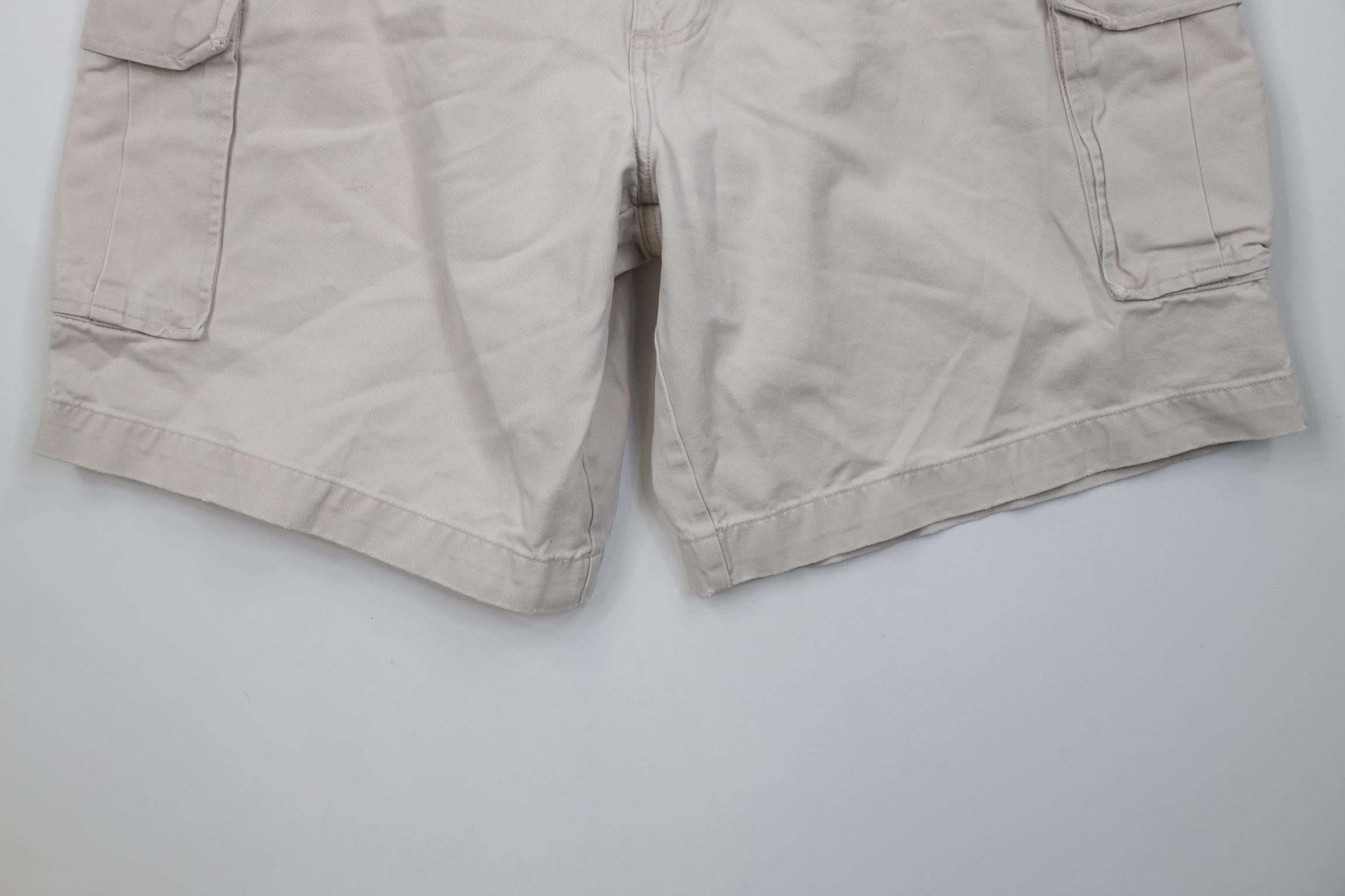 Abercrombie & Fitch Vintage 90s Y2K Abercrombie & Fitch Heavyweight Cargo Shorts Size US 36 / EU 52 - 4 Thumbnail