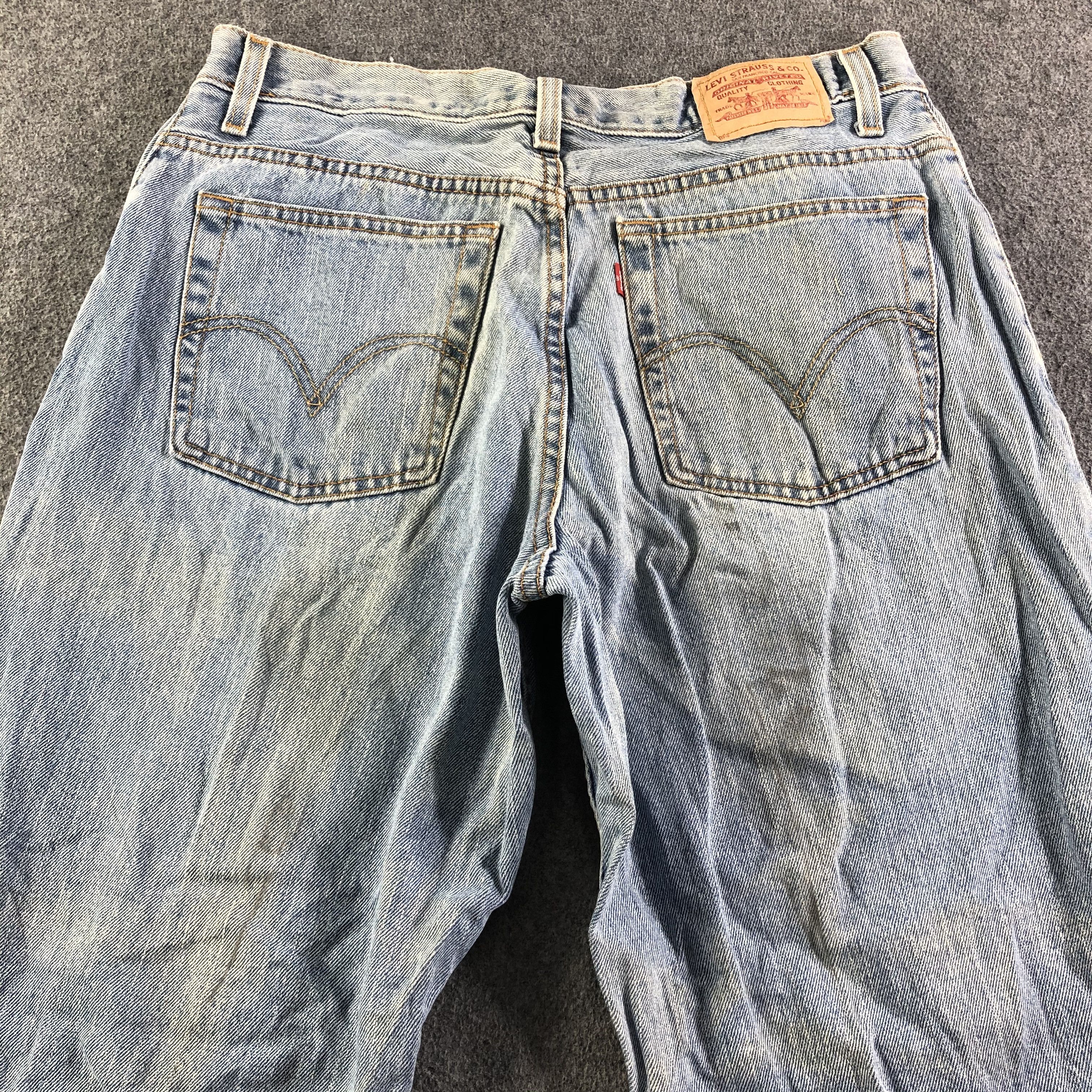 Levi's Vintage Blue Wash Levis 550 Jeans-J3198 Size US 34 / EU 50 - 4 Thumbnail