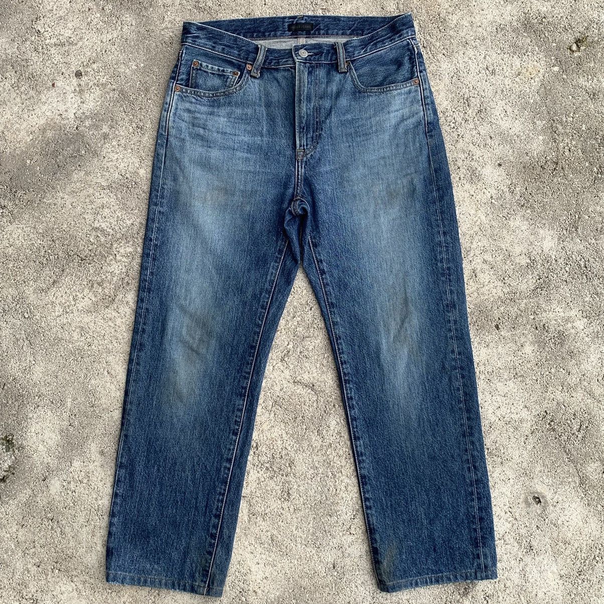 Japanese Brand Vintage Y2K Uniqlo Blue Denim Jeans Denim W31 Size US 31 - 1 Thumbnail
