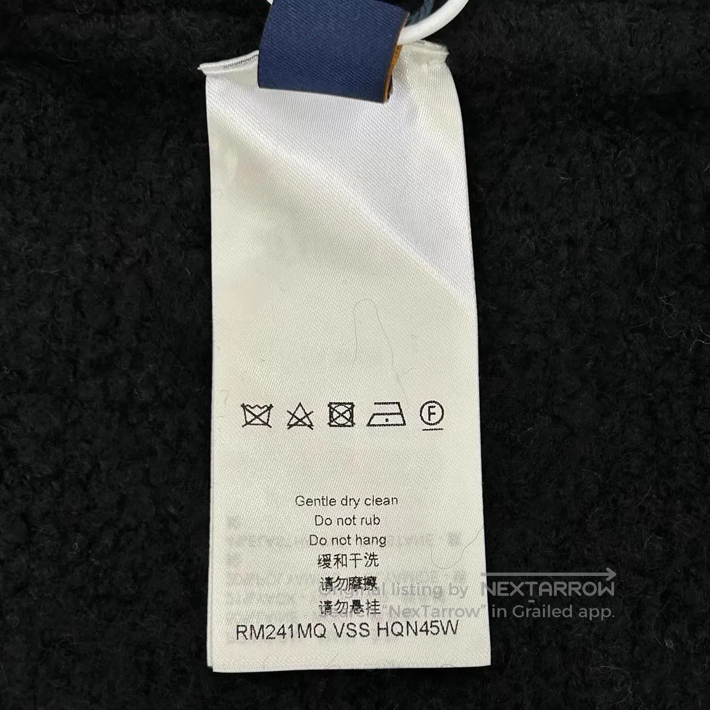 Louis Vuitton Black Knit Sweater with Logo Design - Size S. Size US S / EU 44-46 / 1 - 3 Thumbnail