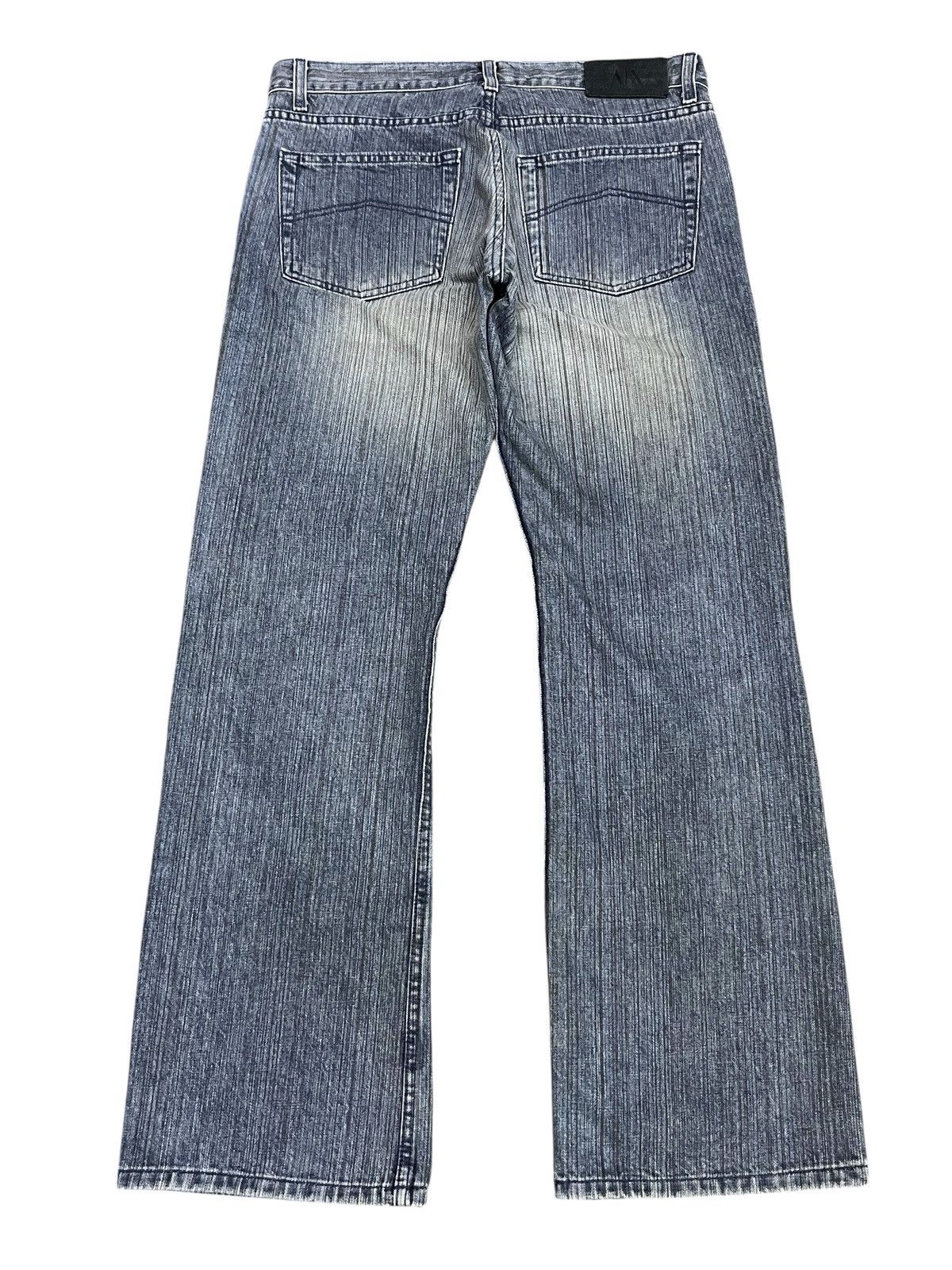 Armani Exchange Armani Exchange USA-Made Pinstripe Flare Denim - Rare Find Size US 31 - 3 Thumbnail