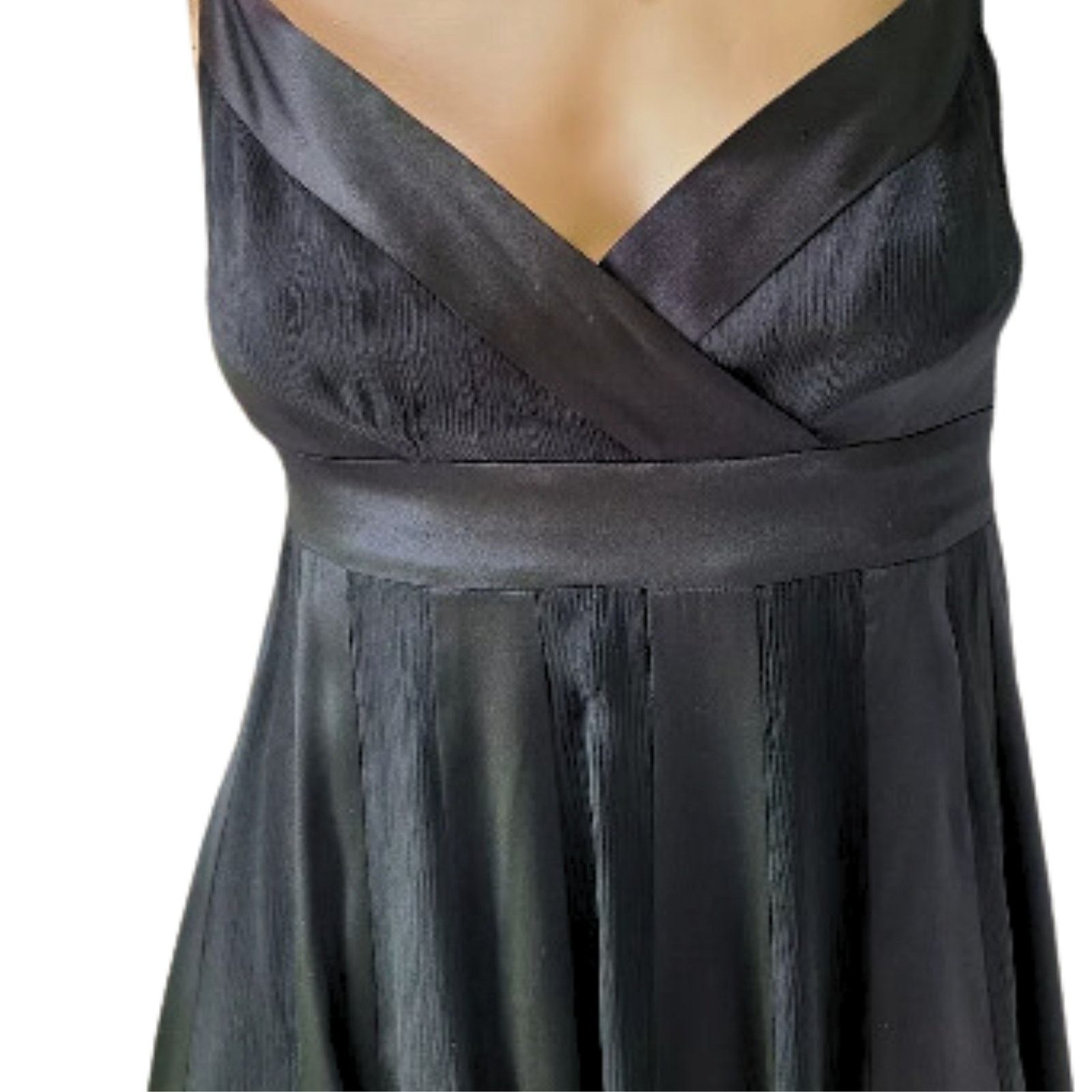 Diane von Furstenberg Diane Von Furstenberg Black Silk "ROMA" Fit & Flare Dress Size XS / US 0-2 / IT 36-38 - 5 Thumbnail
