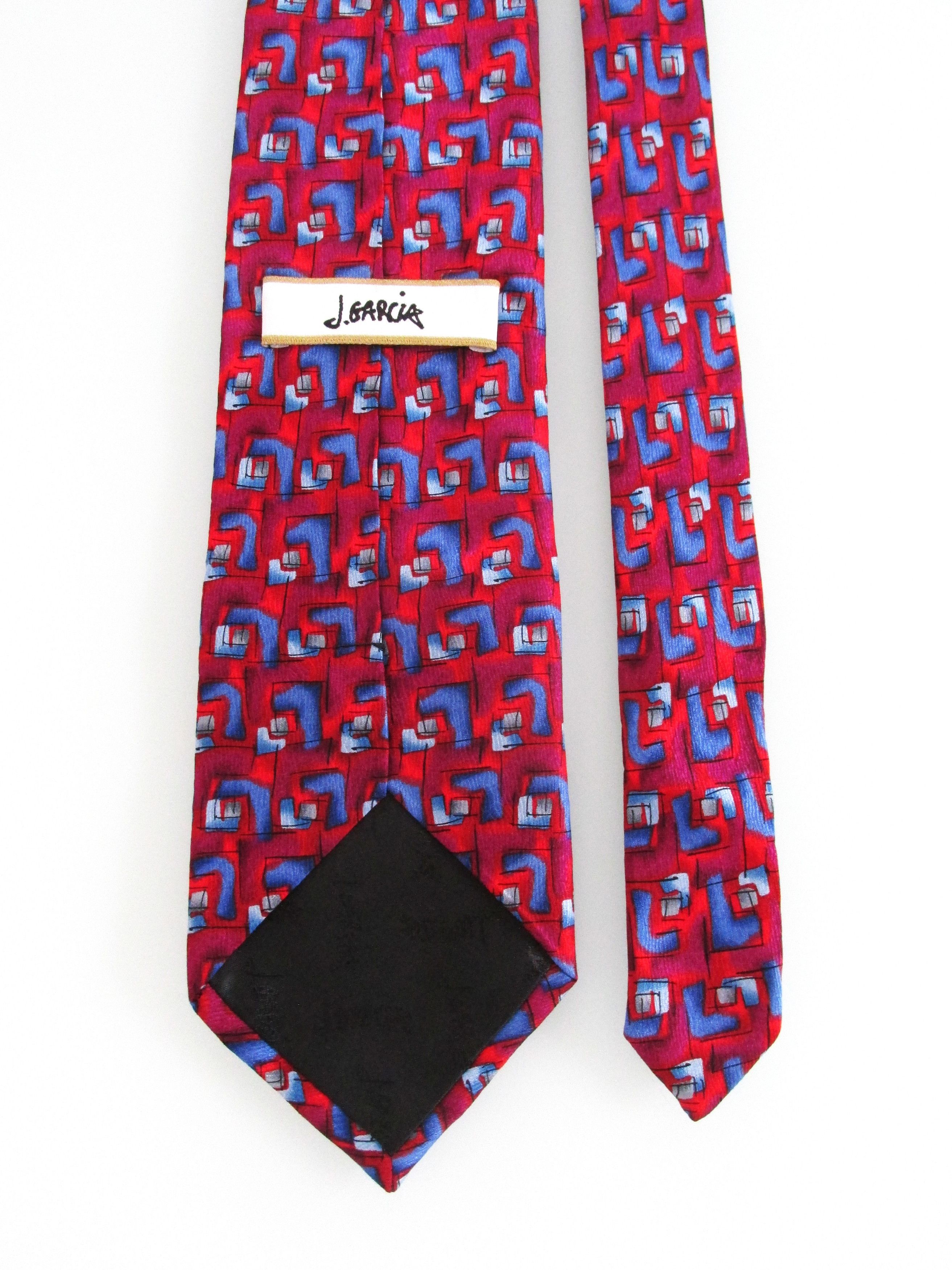 Vintage J. Garcia Vintage/Early Men's Silk Tie Size ONE SIZE - 4 Thumbnail
