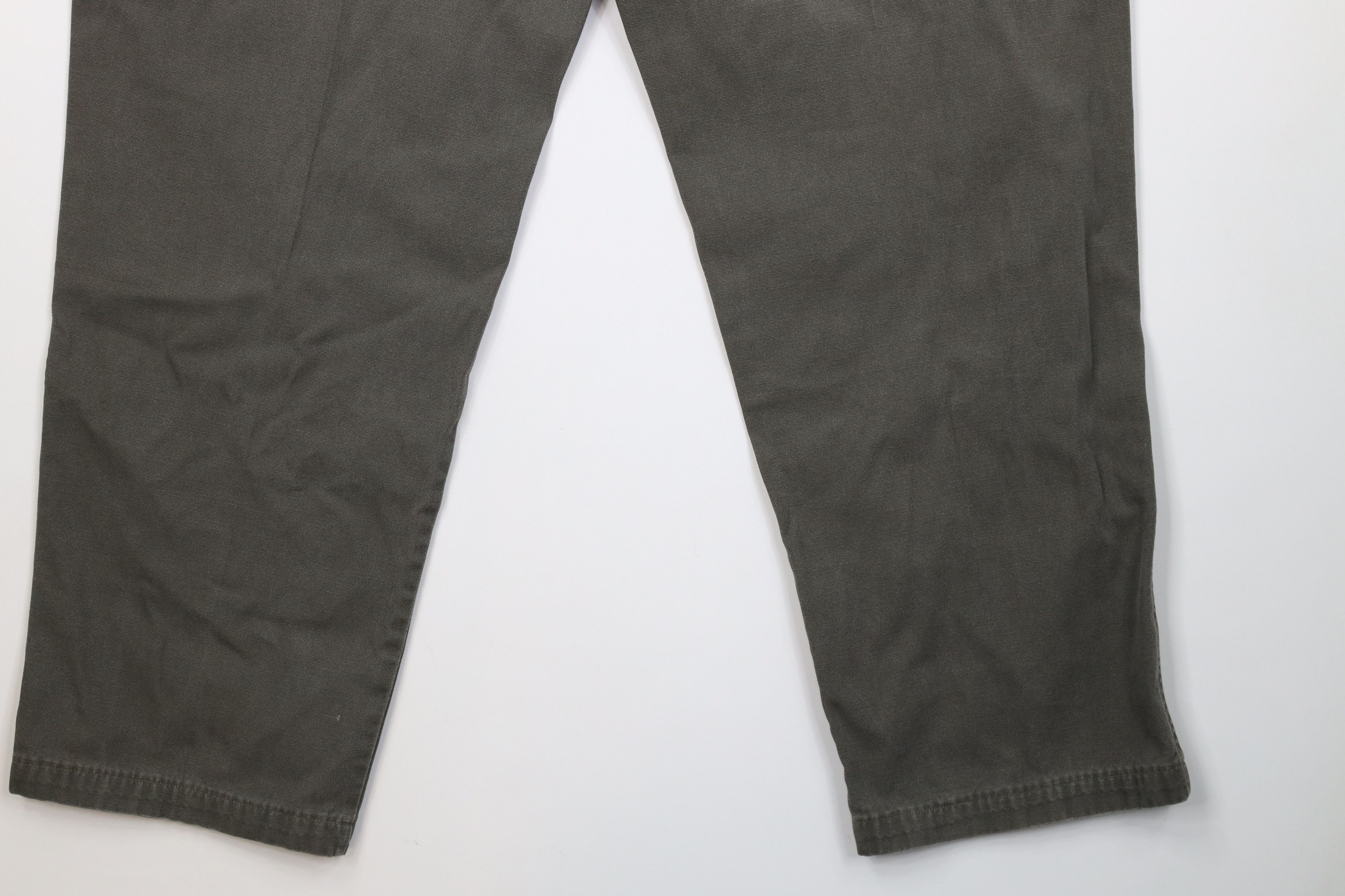 Eddie Bauer Vintage 90s Eddie Bauer Canvas Wide Leg Utility Pants Green Size US 40 / EU 56 - 13 Thumbnail
