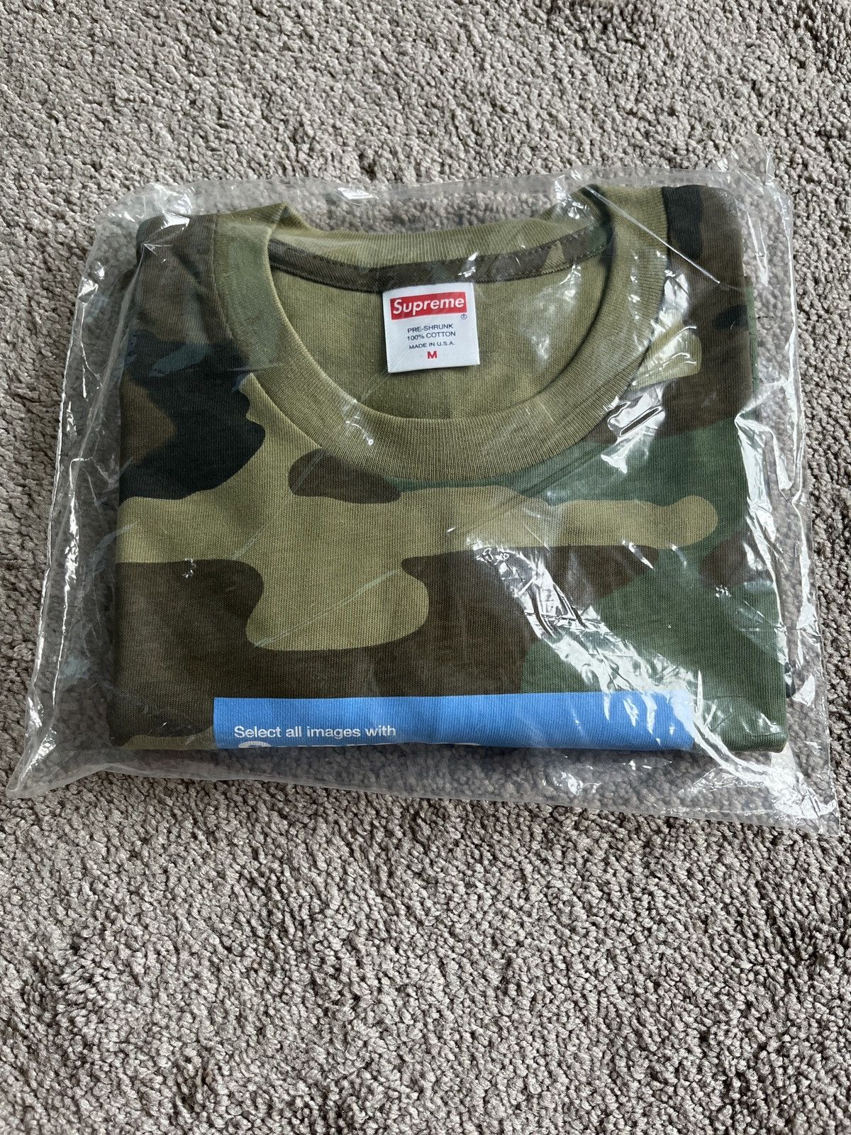 Supreme Supreme Verify tee size medium FW19 camo Size US M / EU 48-50 / 2 - 2 Thumbnail