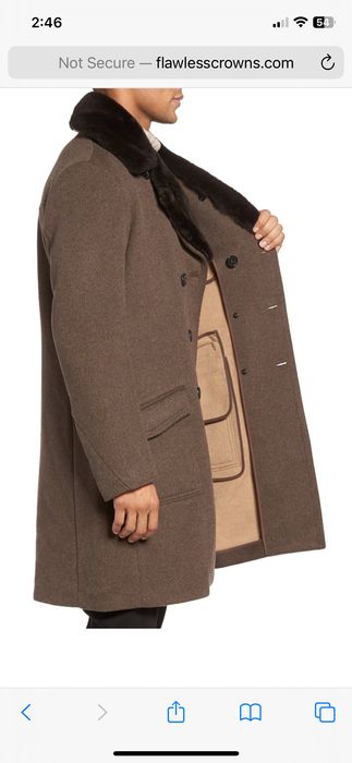 Billy Reid 100 Cashmere Fur Bowery coat Grailed