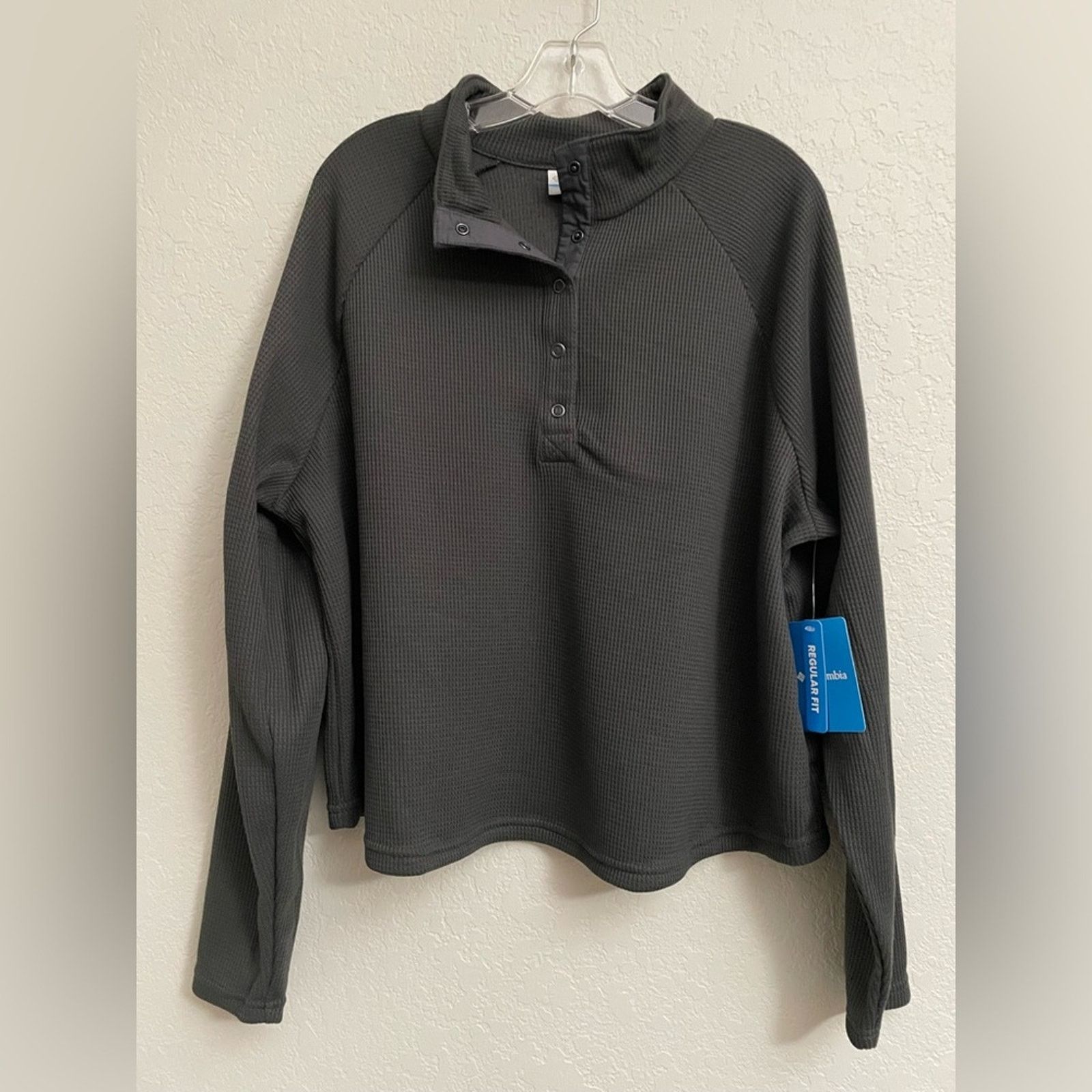 Columbia Columbia Holly Hideaway Waffles Half Snap Shirt Womens XXL Size 3XL / US 20-22 - 1 Thumbnail