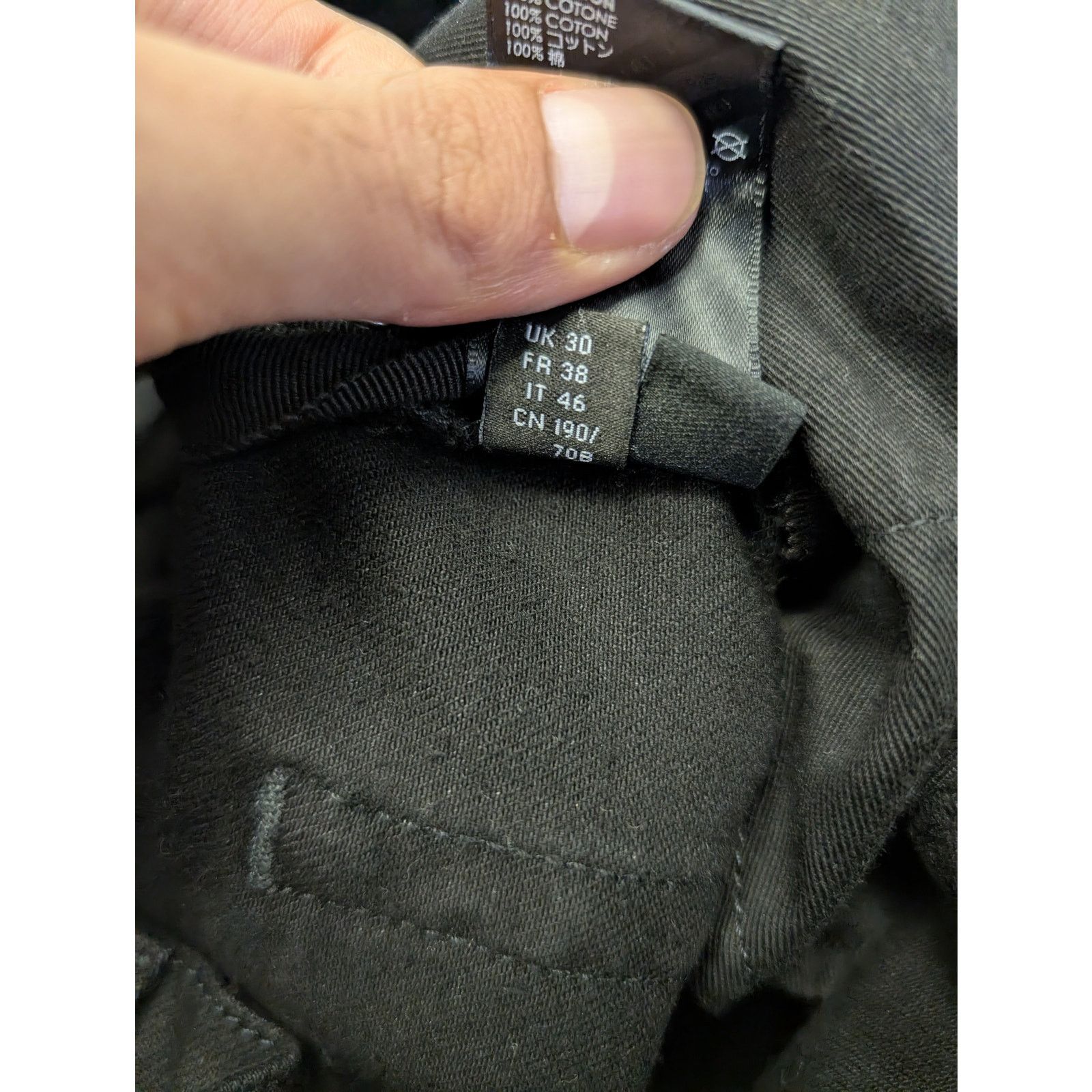 Amiri o1rshd1 Tie Dye Core Logo Jean in Black Size US 30 / EU 46 - 17 Thumbnail