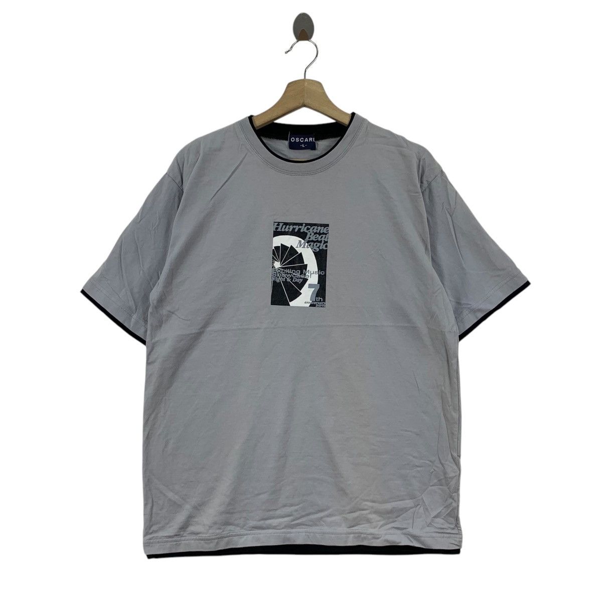 Vintage Vintage HURRICANE BEAT MAGIC Music Showcase Tee Shirt Top Size US L / EU 52-54 / 3 - 1 Thumbnail