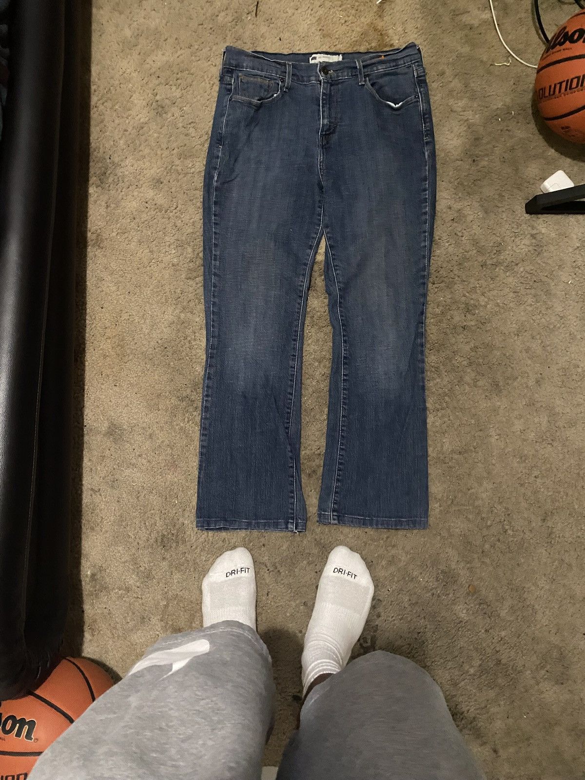 Levi's Blue bootcut Levi 515 Size 30" / US 8 / IT 44 - 1 Thumbnail