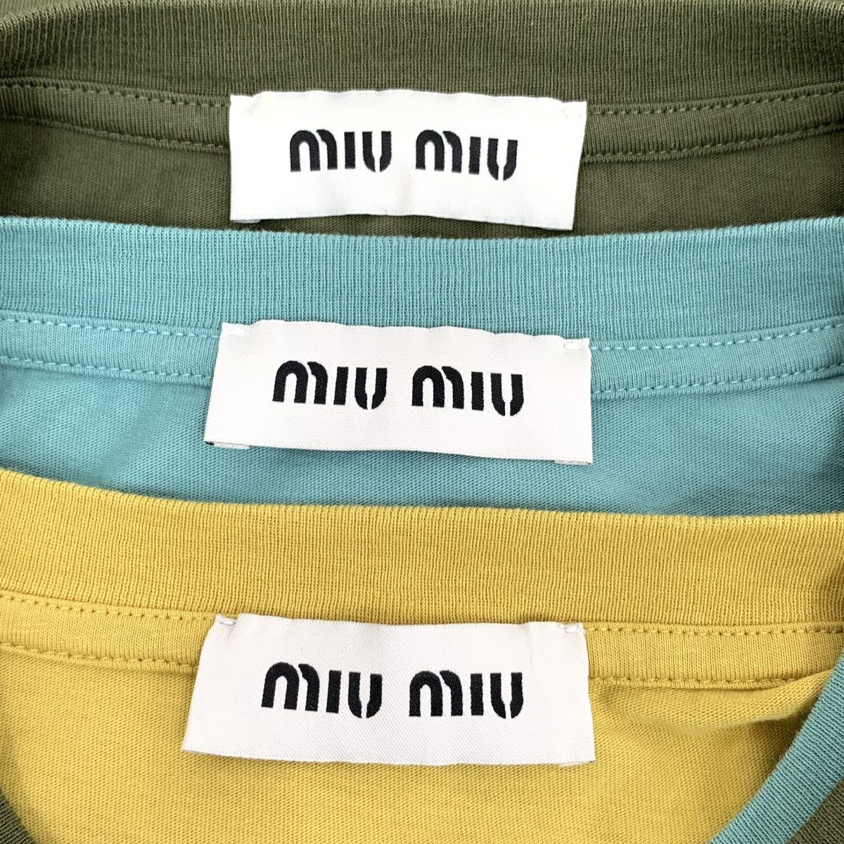 Miu Miu Miu Miu Logo Three-piece Set Long Sleeve Top K26WX Size S / US 4 / IT 40 - 6 Thumbnail