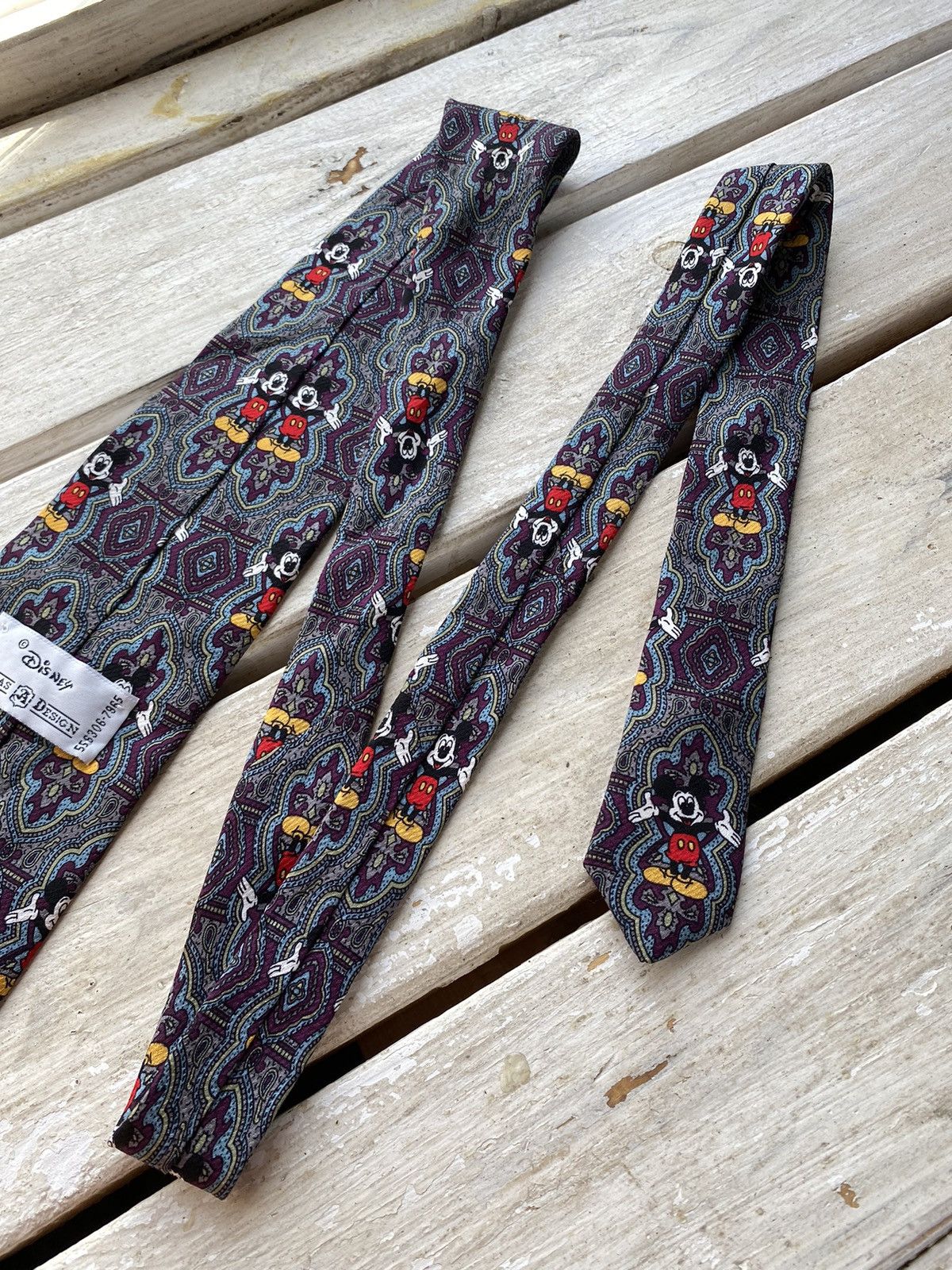 Disney × Vintage VINTAGE 80s 90s Mickey Mouse Logo DISNEY TIE Size ONE SIZE - 8 Thumbnail