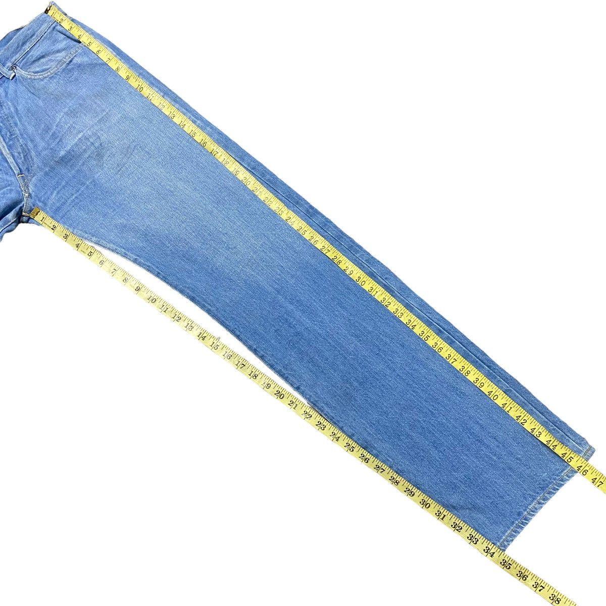 Iron Heart × Self Edge EARTH CULTURE Denim Selvedge Jeans Lot RR1011 Size US 32 / EU 48 - 17 Thumbnail