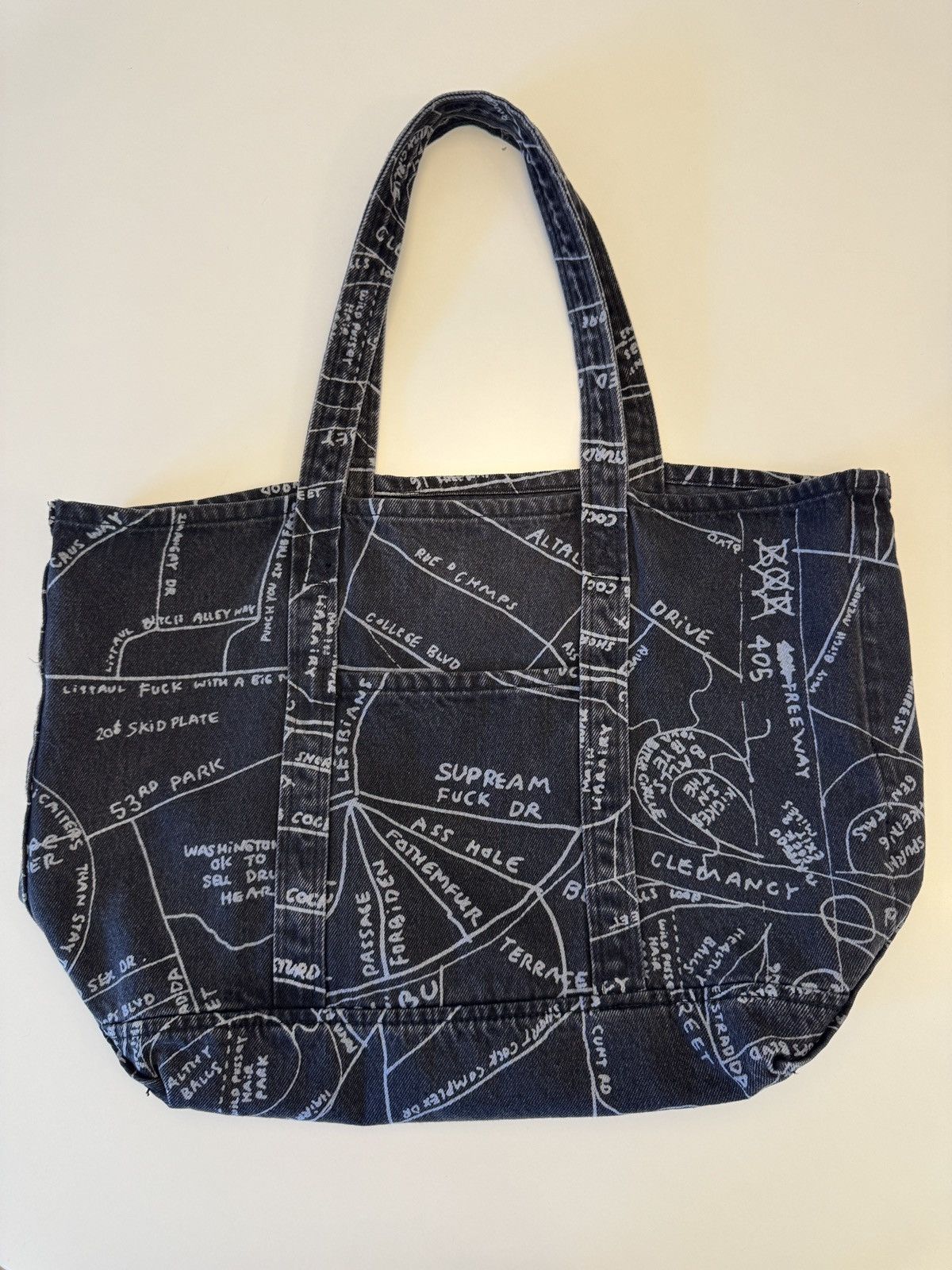 Stockx Supreme Gonz Map Denim Tote Supreme(シュプリーム) 19SS/Gonz