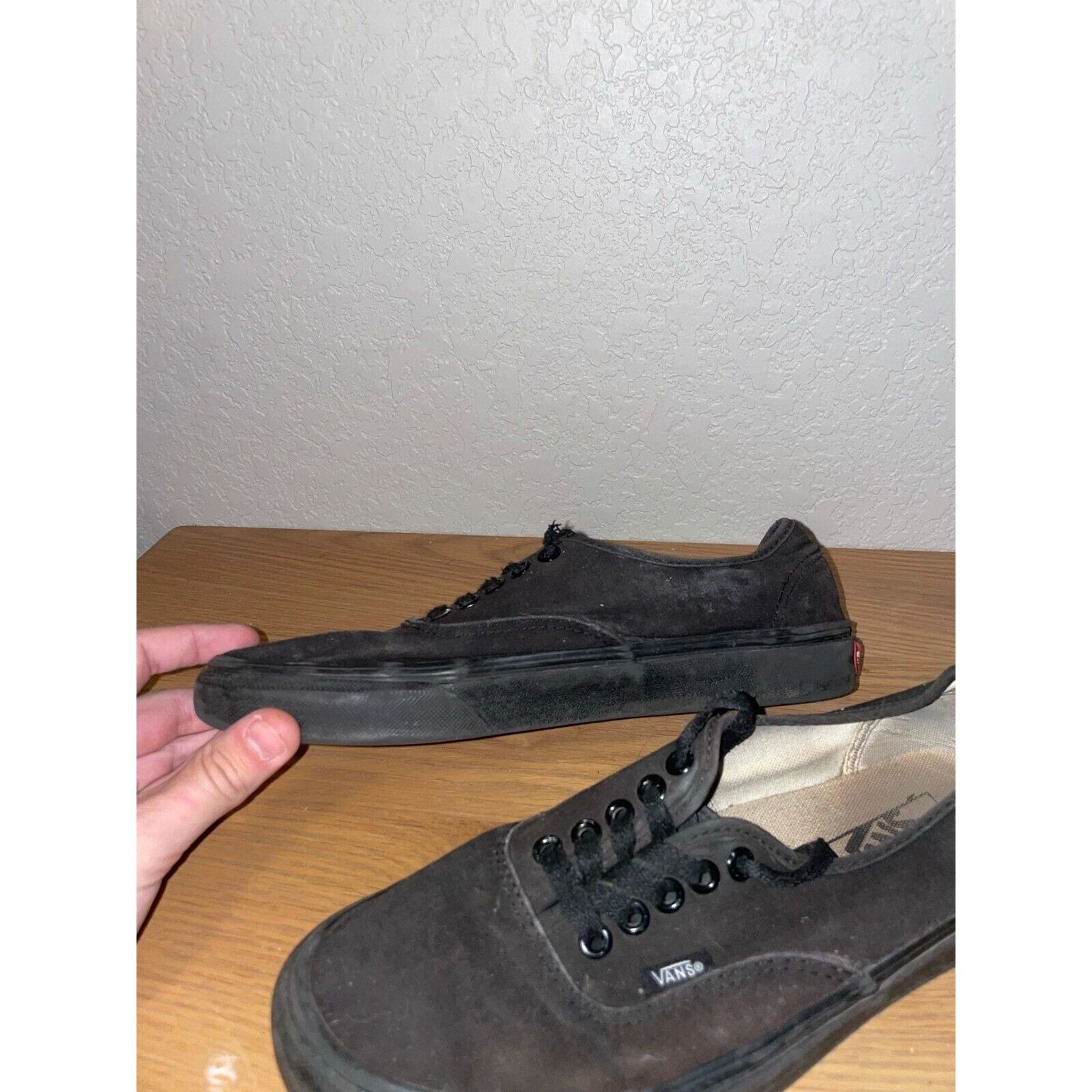 Vans Womens Vans Black Slip on Sneakers Shoes Van Women Size 8.5 Size US 8.5 / IT 38.5 - 6 Thumbnail