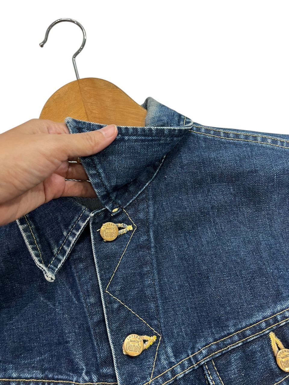 Lee Sugar Cane Lee Rider 101-J Selvedge Men's Denim Trucker Size US M / EU 48-50 / 2 - 10 Thumbnail