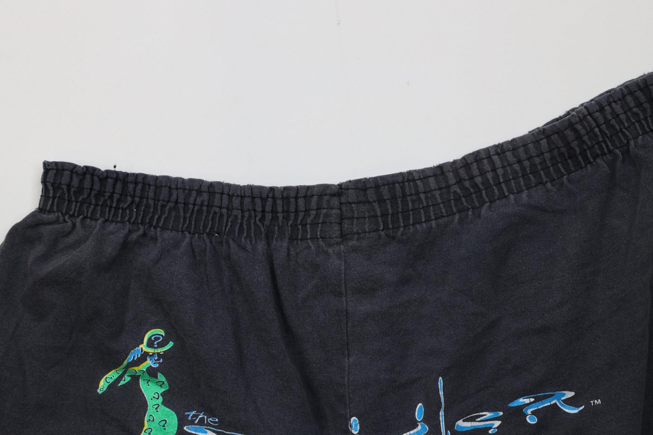 Vintage Vintage 90s Batman The Riddler Above Knee Short Shorts USA Size US 34 / EU 50 - 10 Thumbnail