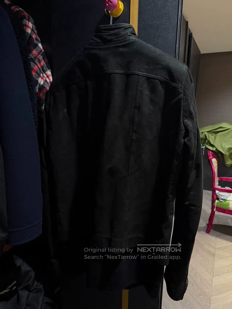 Rick Owens RICK OWENS Mainline Distressed Black Leather Jacket Coat - Size US M / EU 48-50 / 2 - 3 Thumbnail