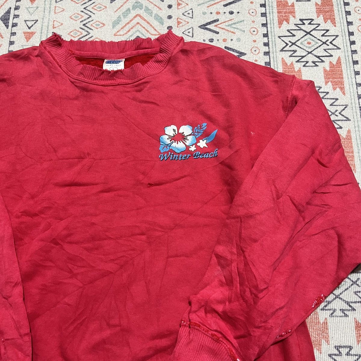 Other Hawaii Inspired Sweatshirt Surf style Thrashed Condition Size US L / EU 52-54 / 3 - 7 Thumbnail