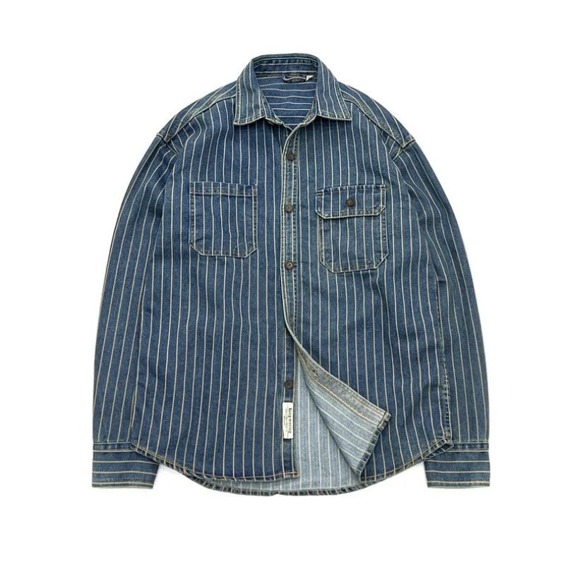 Washed Denim Retro Spring Long Sleeve