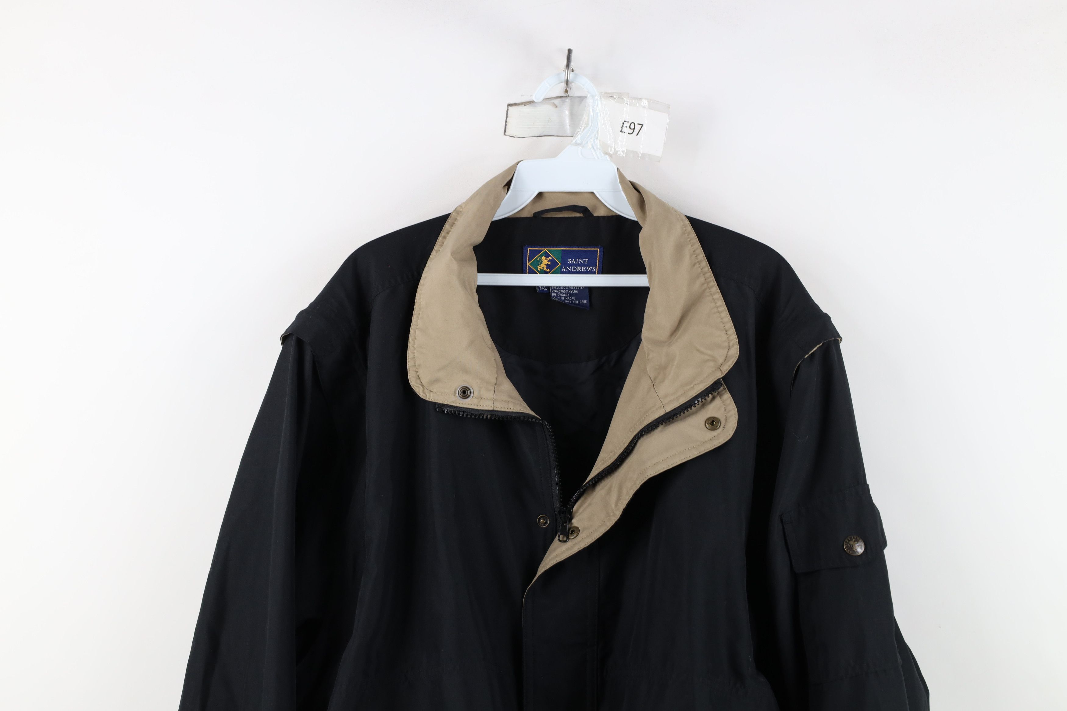 Vintage Vintage Saint Andrews Zip Off Golf Windbreaker Rain Jacket Size US XXL / EU 58 / 5 - 2 Thumbnail