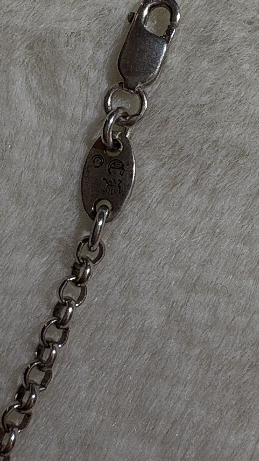 Chrome Hearts Chrome Hearts Diamond Necklace Silver Size ONE SIZE - 14 Thumbnail