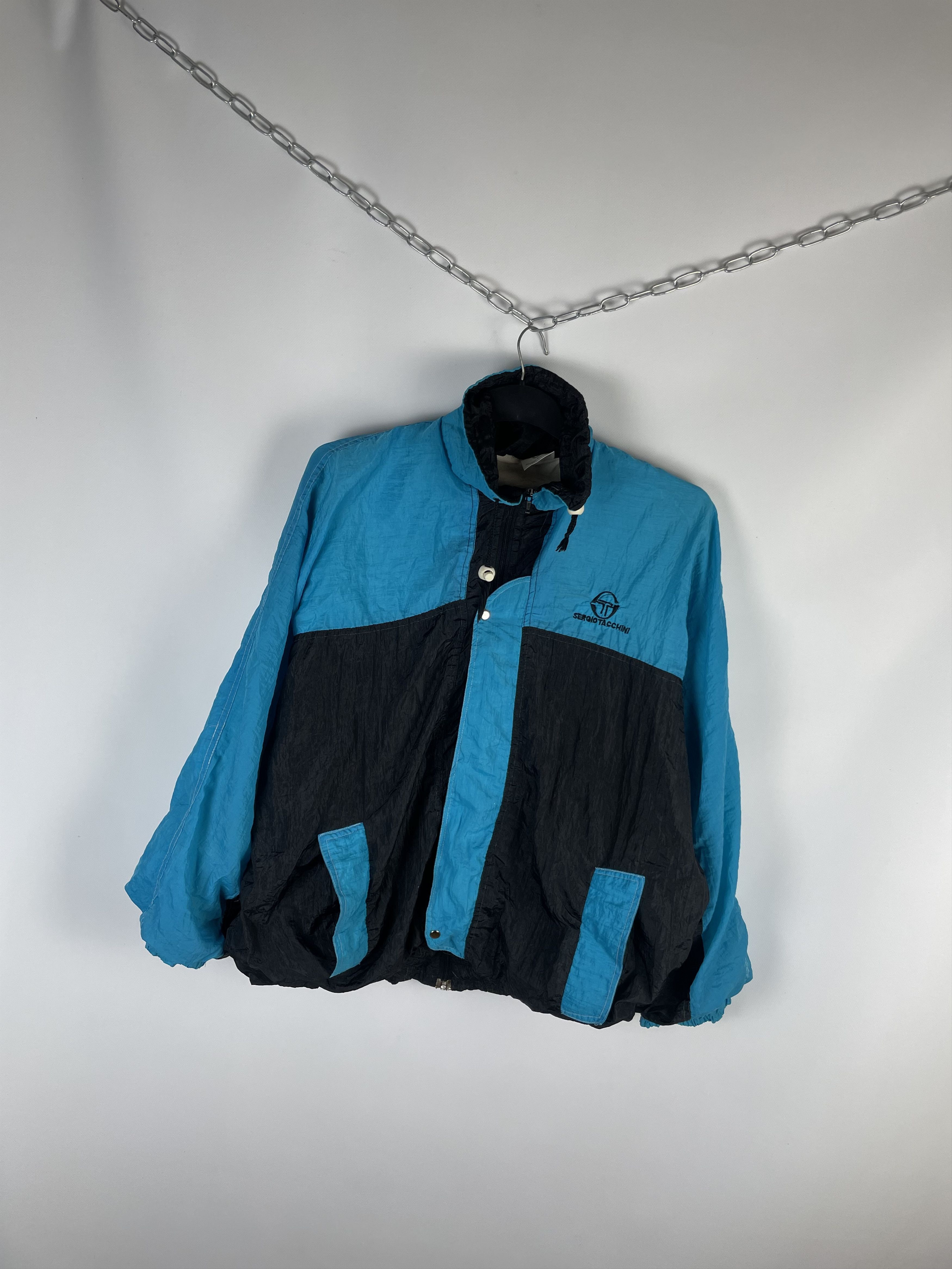 Sergio Tacchini × Vintage Vintage Sergio Tacchini Track Top Suit Jacket 90s Hype Size US M / EU 48-50 / 2 - 2 Thumbnail
