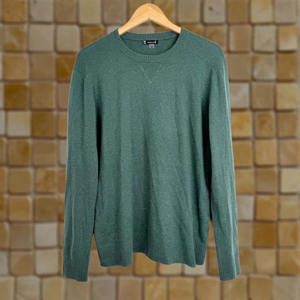 Smartwool SmartWool Sweater Mens M Merino Wool Blend Pullover Green Long Sleeve Crew Neck Casual Outdoor All Seasons Regular Redefined Fit Mens Size US M / EU 48-50 / 2 - 1 Thumbnail