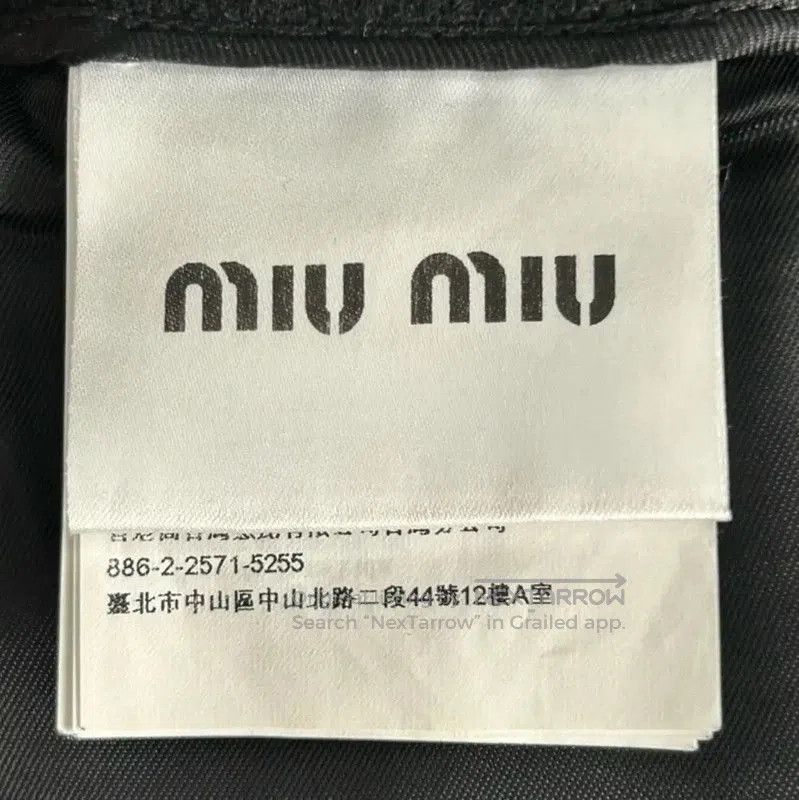 Miu Miu Miu Miu Black Cotton Blend Mini Skirt . Size 23" - 4 Thumbnail