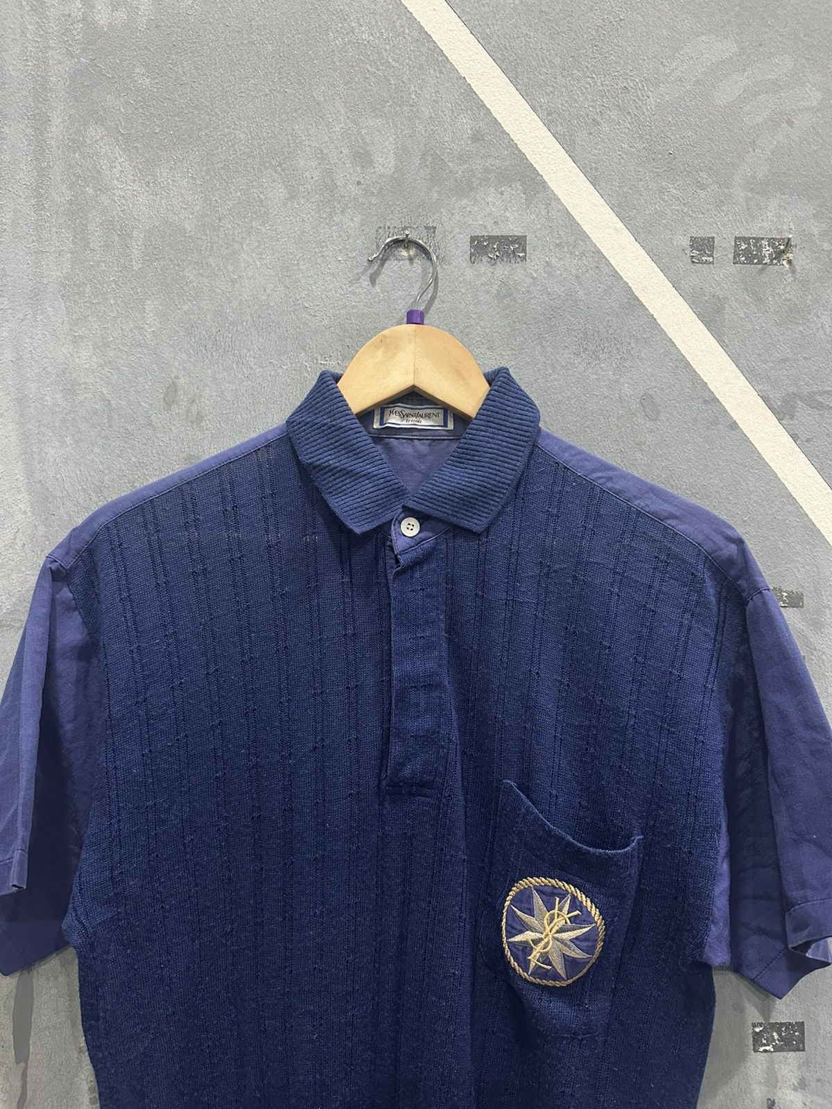 Yves Saint Laurent YvesSaintLaurent Tricots Knit Polos Shirt Size M / US 6-8 / IT 42-44 - 2 Thumbnail