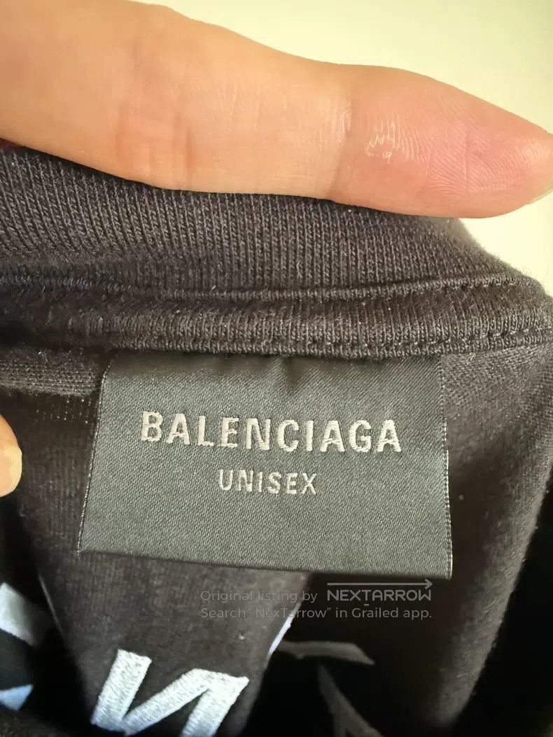 Balenciaga Balenciaga Front and back logo embroidered short-sleeve Size US S / EU 44-46 / 1 - 4 Thumbnail