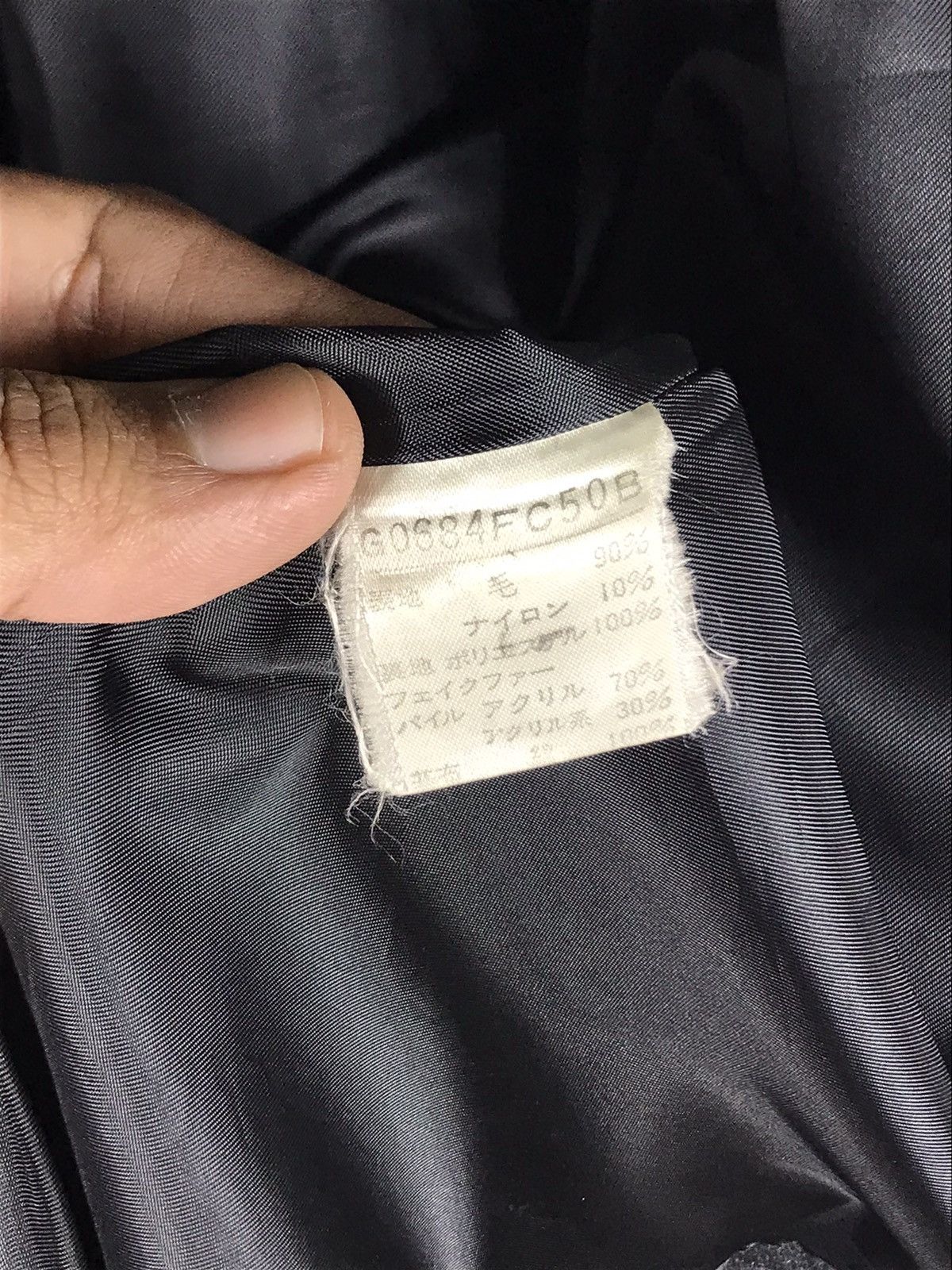 Designer × Japanese Brand × Vintage ⚡️Vintage A.O Wool Hooded Button Long Jacket Size XS / US 0-2 / IT 36-38 - 10 Thumbnail