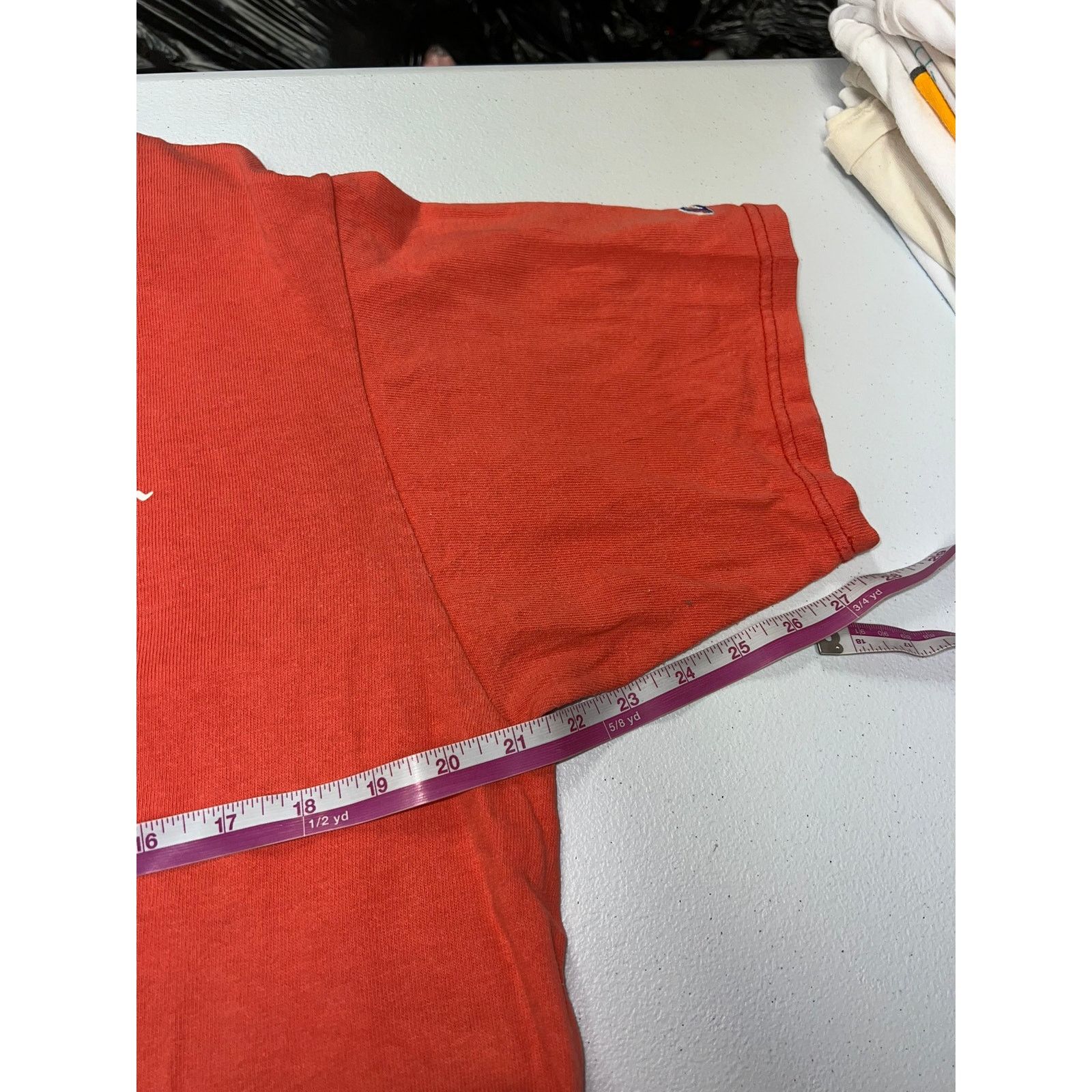 Champion Vintage Champion Essential Shirt Logo peach Pink Tee VTG L Size US L / EU 52-54 / 3 - 8 Thumbnail