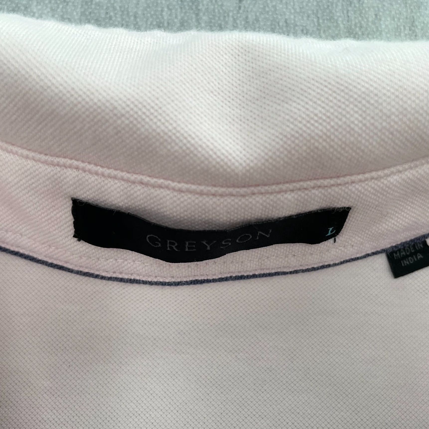 Vintage VINTAGE Greyson Shirt Adult Large Pink Polo Chartwell Golf Country Club Logo Mens L Size US L / EU 52-54 / 3 - 6 Thumbnail