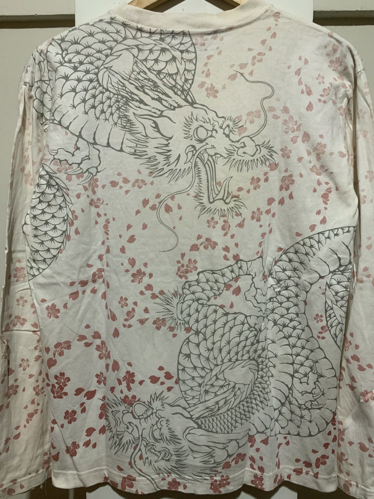 14th Addiction Vintage Y2K Dragon AOP Embroidered Yakuza Longsleeve Tee Size US L / EU 52-54 / 3 - 16 Thumbnail
