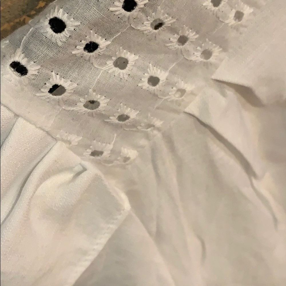 Shein NWOT White Blouse Size XL / US 12-14 / IT 48-50 - 7 Thumbnail