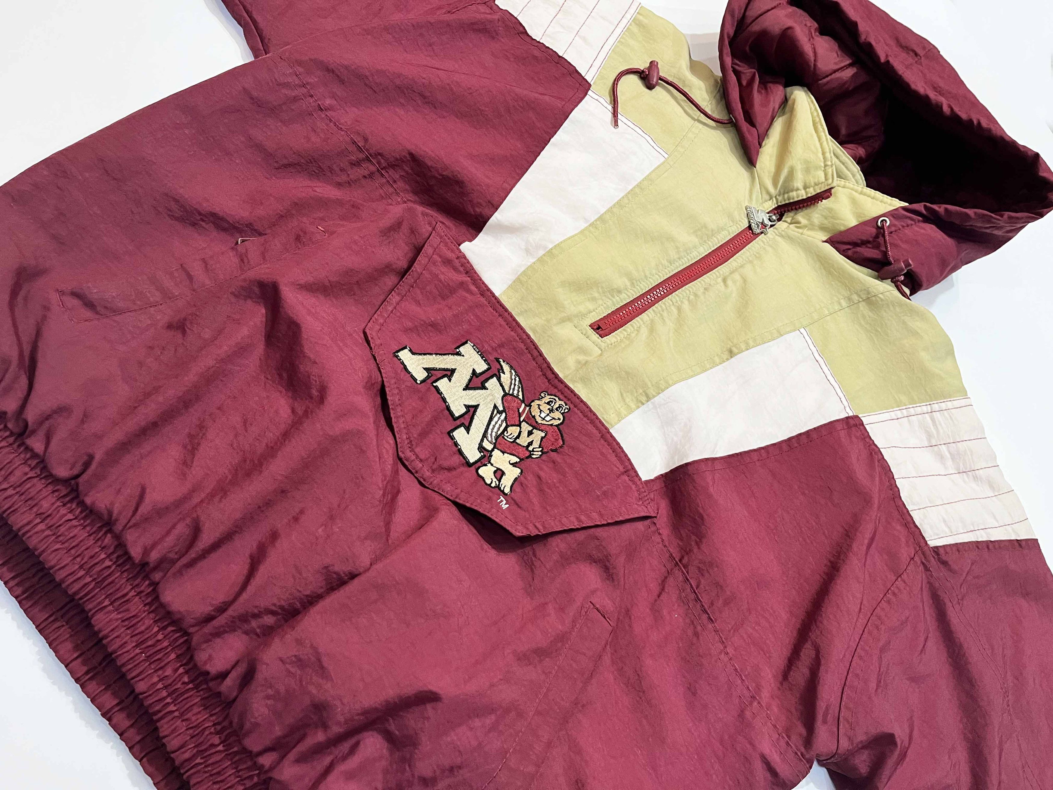 Starter Vintage Starter Minnesota Golden Gophers NCAA Puffer Jacket Size US M / EU 48-50 / 2 - 12 Thumbnail