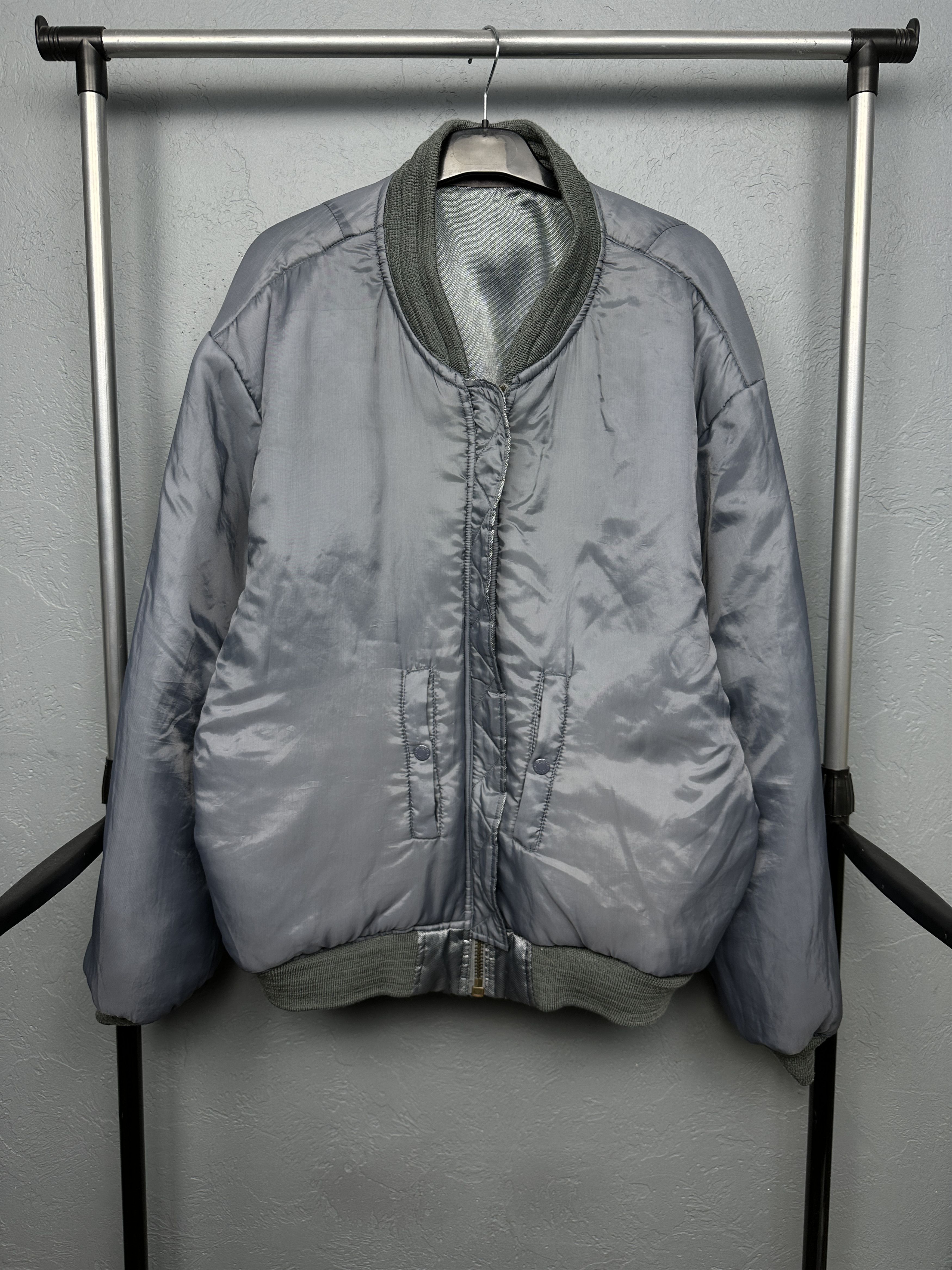 MIL-TEC Mil-Tec Vintage MA1 Pilot Air Force Nylon Bomber Jacket Size US XXL / EU 58 / 5 - 9 Thumbnail