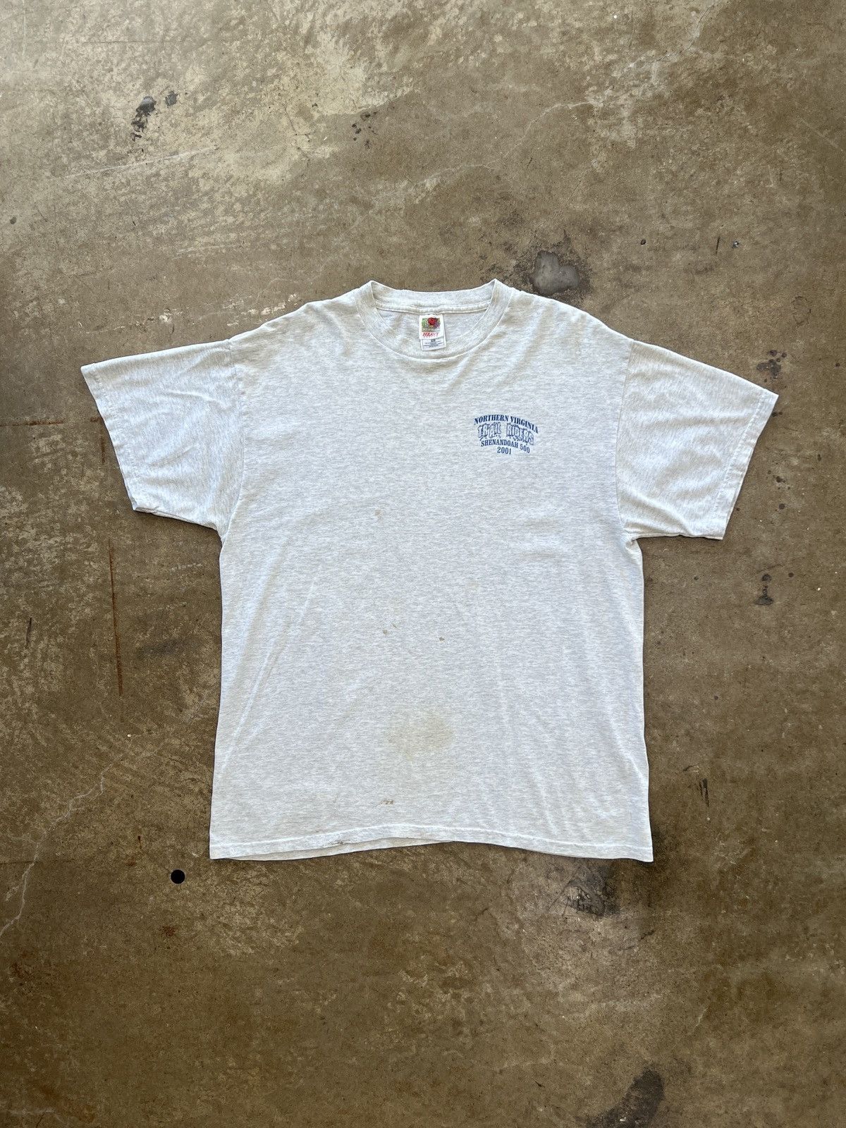 NASCAR Vintage 2001 Shenandoah 500 Dirt Bike American Racing Tee XL Size US XL / EU 56 / 4 - 5 Thumbnail