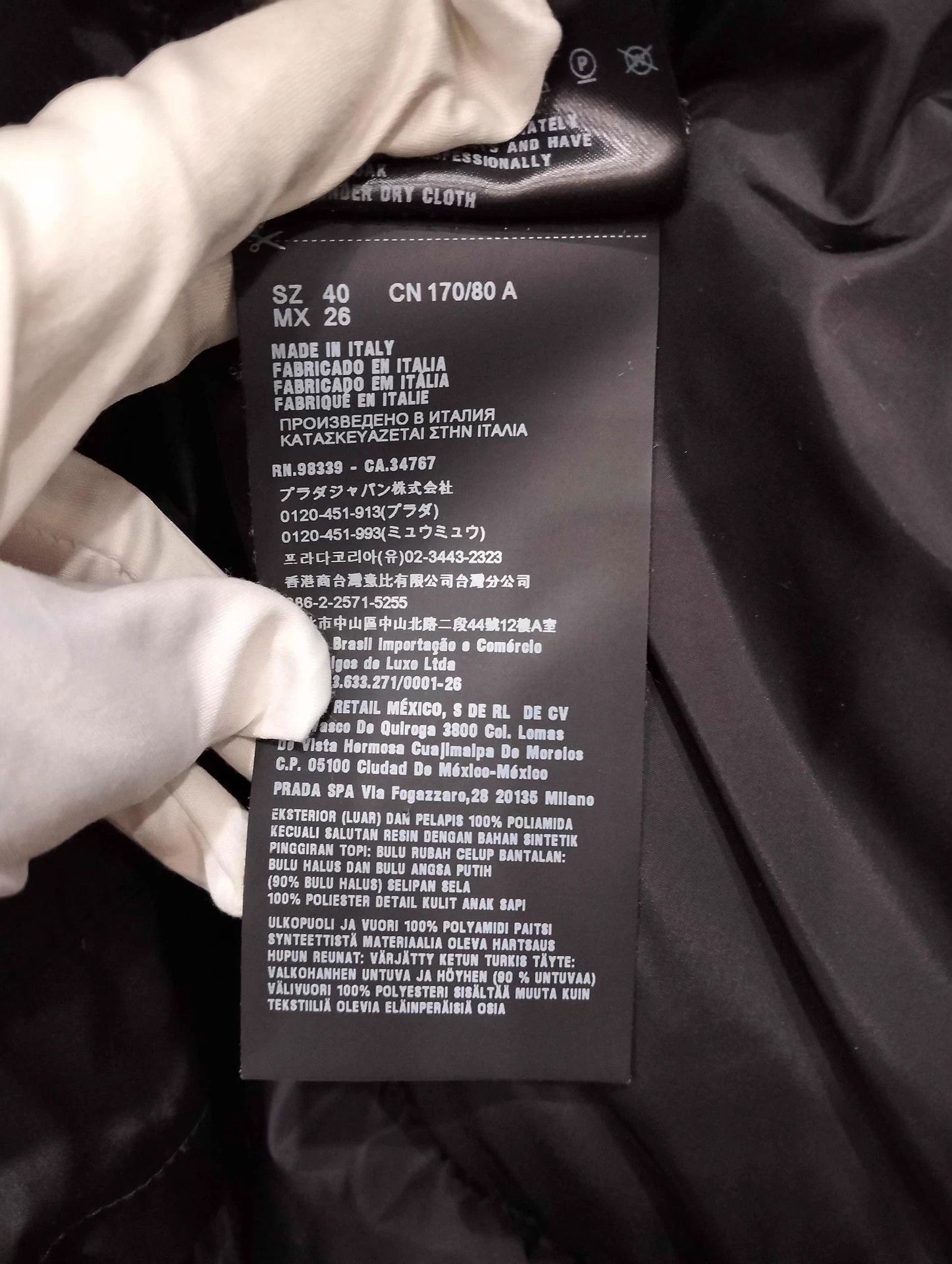 Prada PRADA puffer jacket 40 Size S / US 4 / IT 40 - 5 Thumbnail