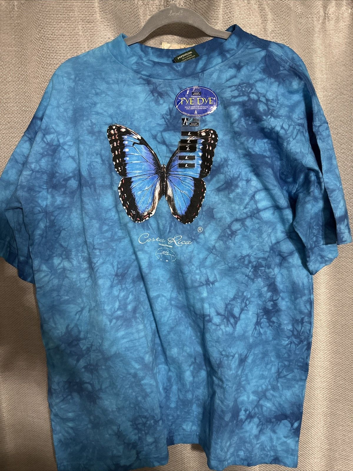 Vintage New With Tags Vintage TyeDye 90s CostaRica Souvenir TShirt L Size US L / EU 52-54 / 3 - 1 Thumbnail