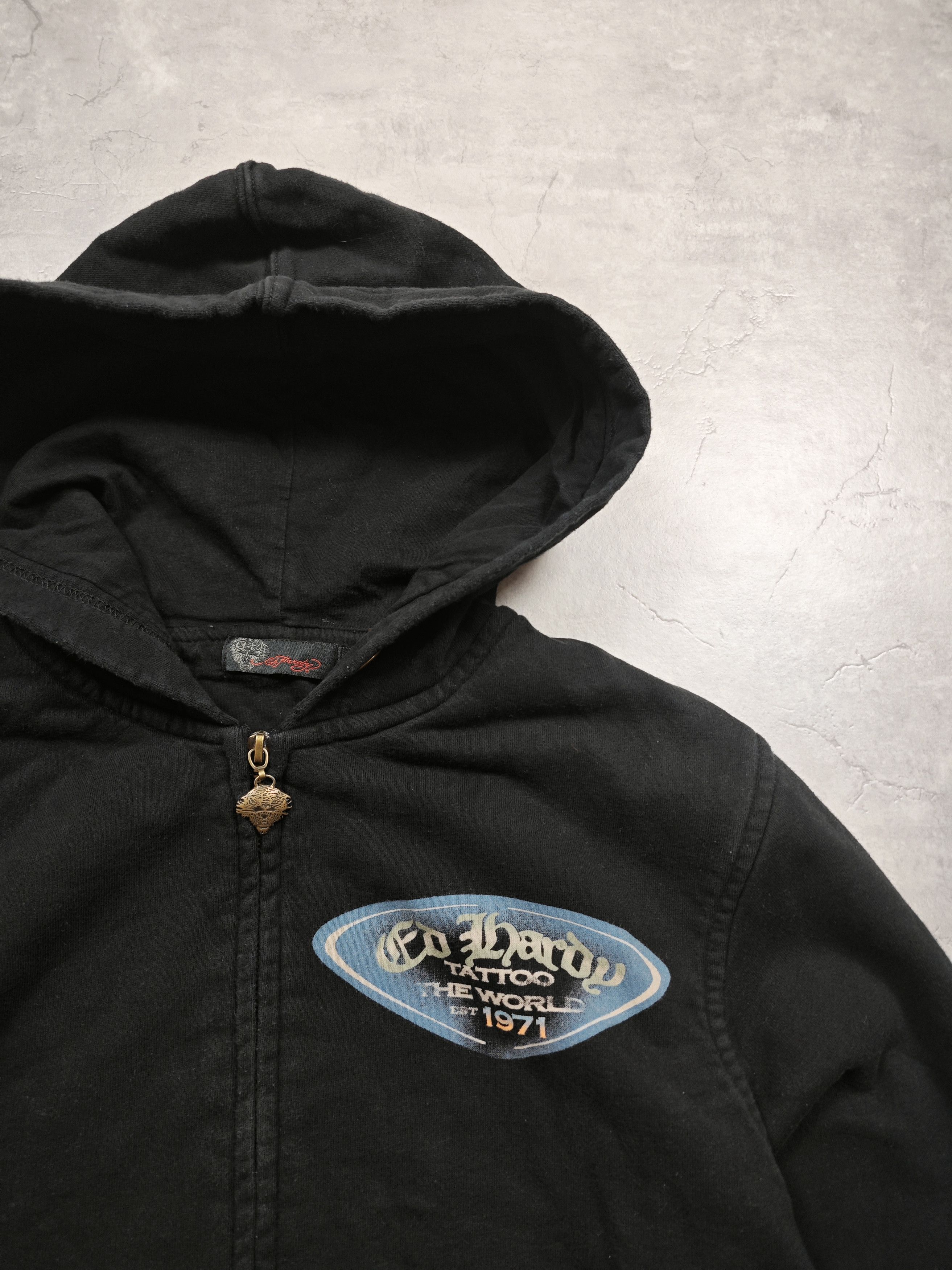 Ed Hardy Ed Hardy Vintage Y2K Zip Hoodie Size US S / EU 44-46 / 1 - 2 Thumbnail