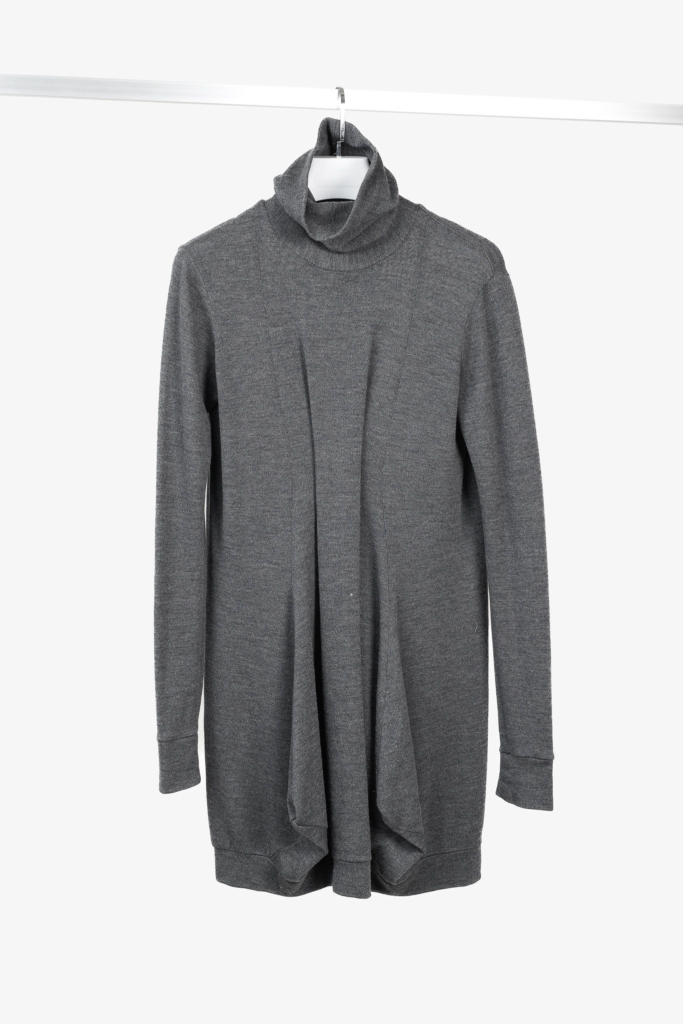 Marie Saint Pierre Marie Saint Pierre Grey Wool Bubble Hem Dress Size M / US 6-8 / IT 42-44 - 1 Thumbnail
