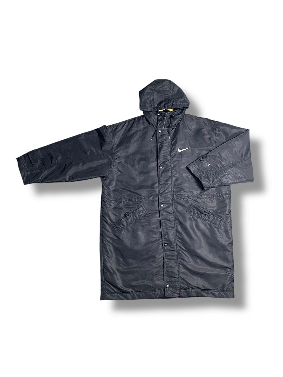 Nike × Vintage Nike x Vintage Long Jacket Black (24) Size US XL / EU 56 / 4 - 1 Thumbnail