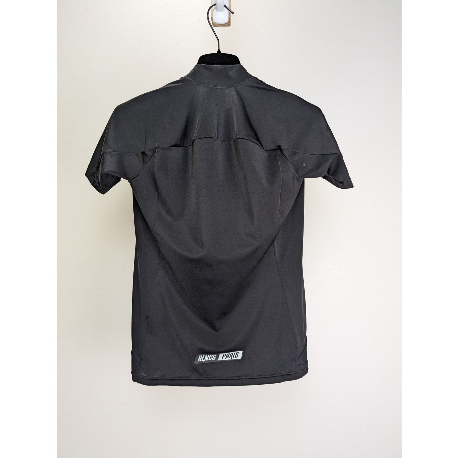 Balenciaga o1rshd1 Top Short Sleeve Fitted Top T-Shirt in Black Size US L / EU 52-54 / 3 - 8 Thumbnail