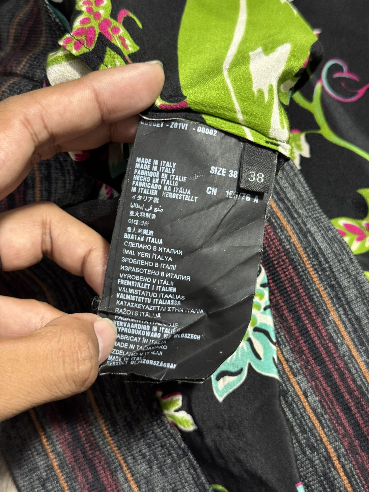 Prada Prada Full Print Rose Size M / US 6-8 / IT 42-44 - 3 Thumbnail