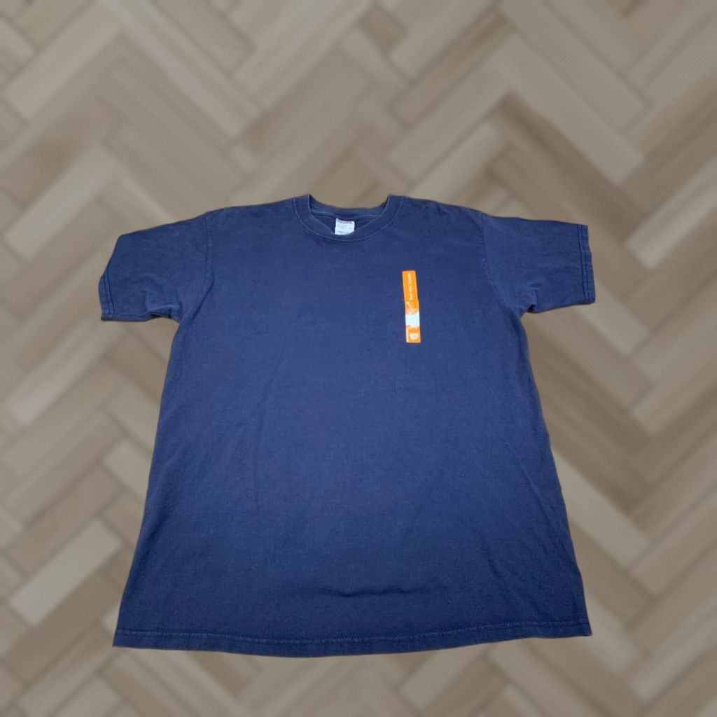 Anvil VINTAGE Warner Bros T Shirt Mens L Blue 2002 Watch the Frog 11480 Size US L / EU 52-54 / 3 - 1 Thumbnail