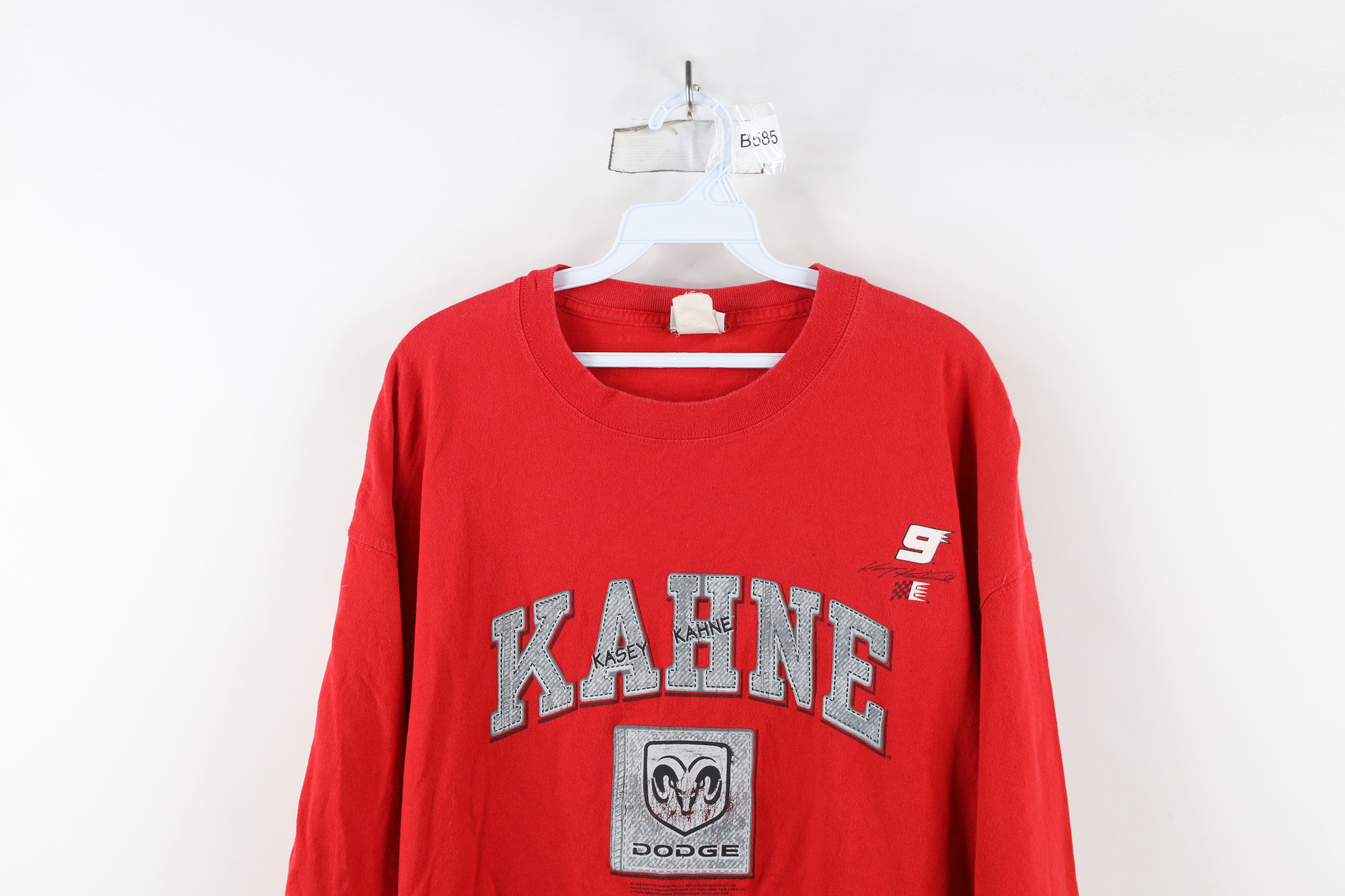 Vintage Vintage Y2K 2005 NASCAR Spell Kasey Kahne Racing T-Shirt Red Size US XXL / EU 58 / 5 - 2 Thumbnail