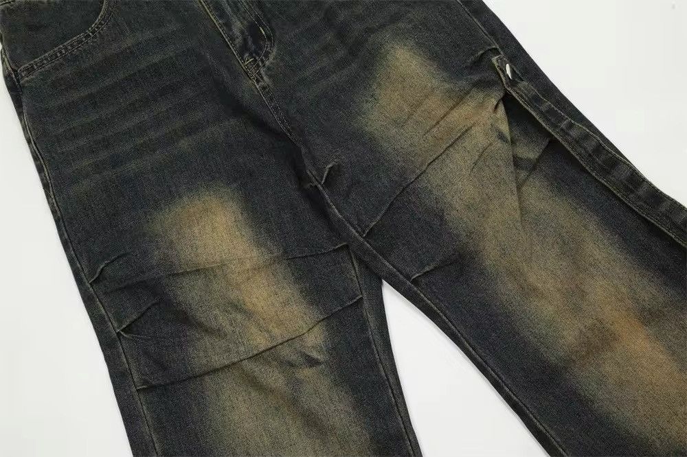 Jean × Vintage Vintage Wide Leg Flare Jeans Size US 31 - 8 Thumbnail