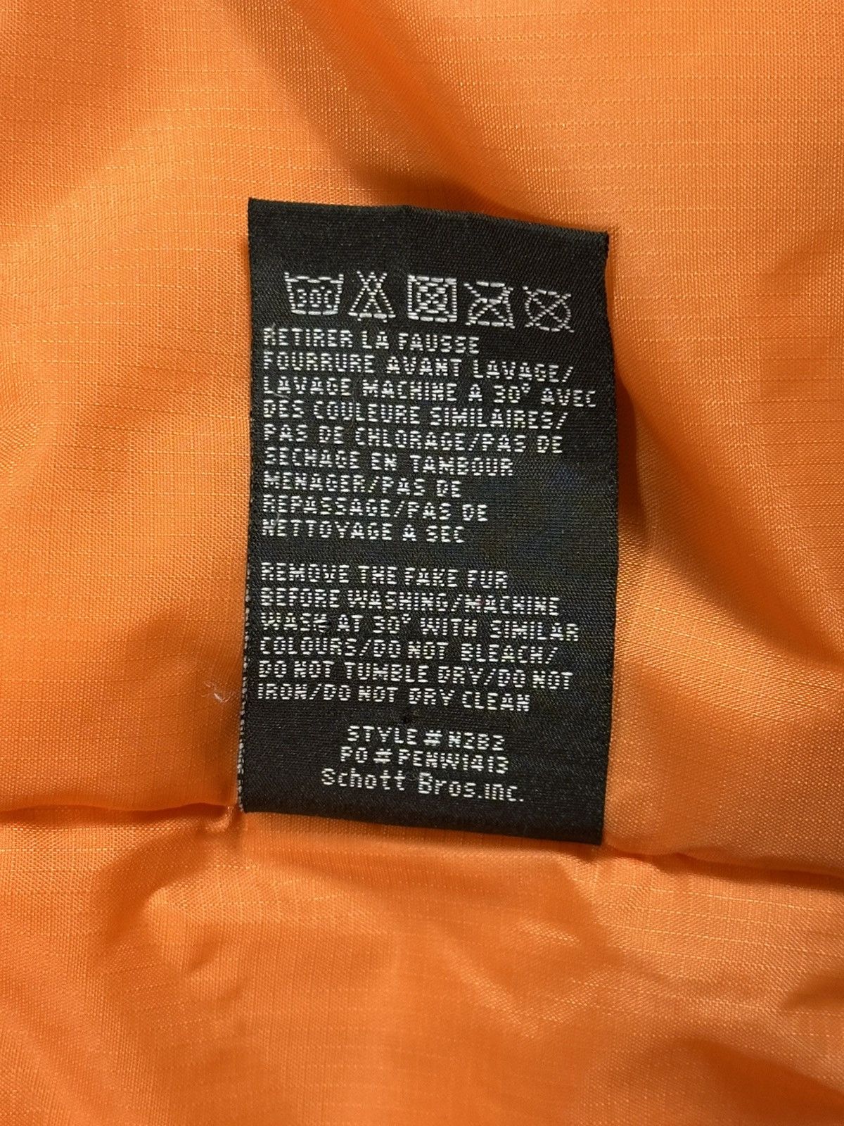 Schott Schott Army Type-U Hooded Faux Fur Nylon Bomber Jacket Size US L / EU 52-54 / 3 - 17 Thumbnail